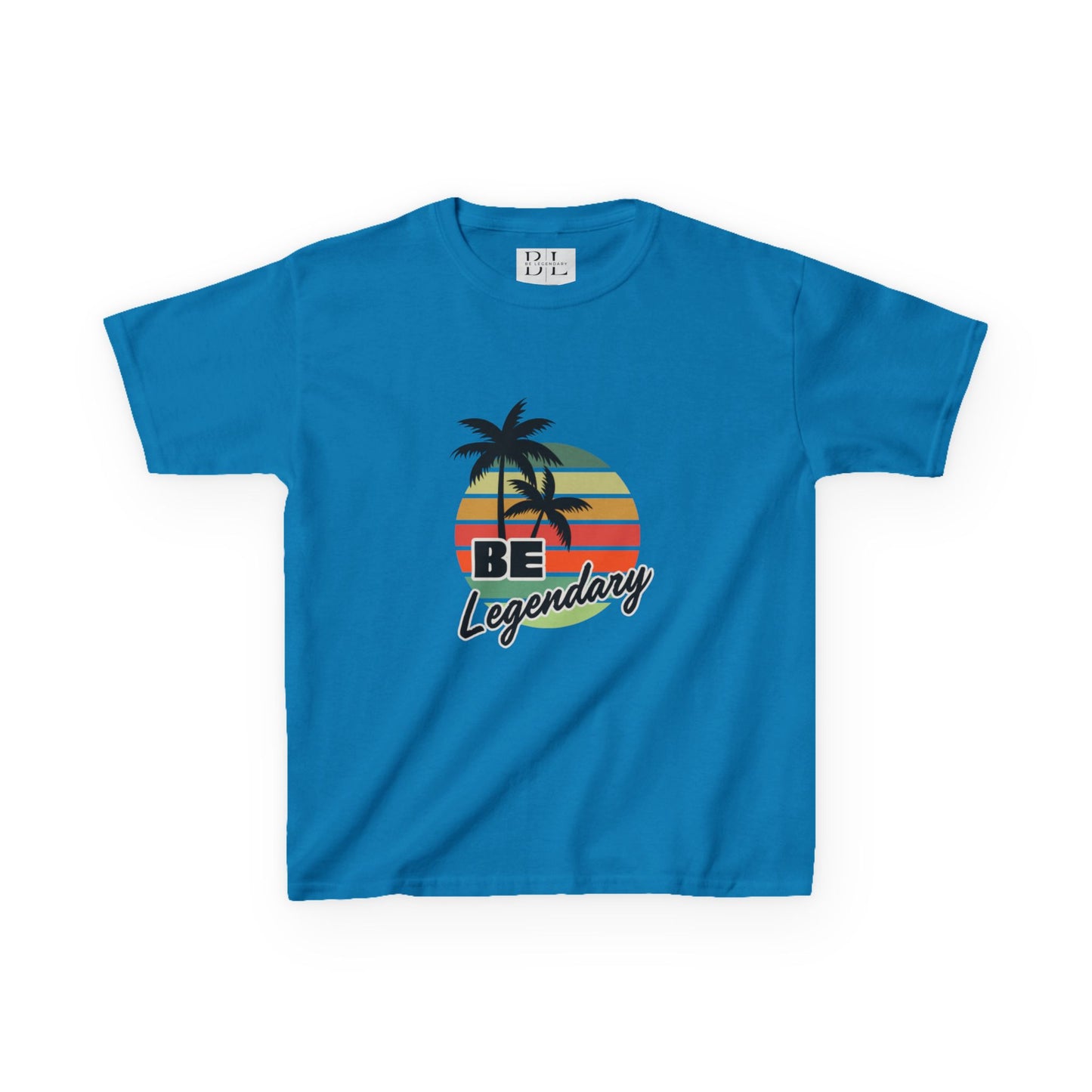 Kids 'Be Legendary' "Palm Sunday" Tee - Fun Summer Vibes for Young Adventurers