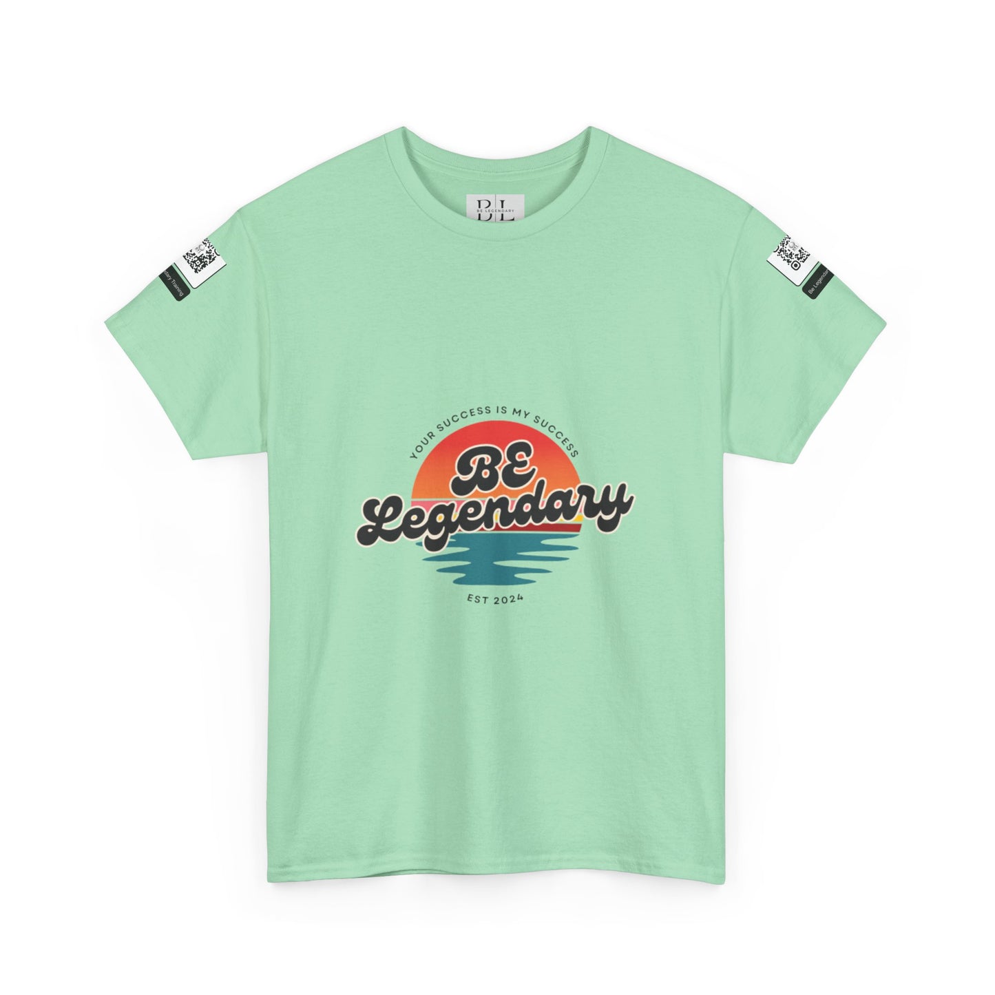 Be Legendary Unisex "Walk On Water" Heavy Cotton Tee - Success Motivational Shirt