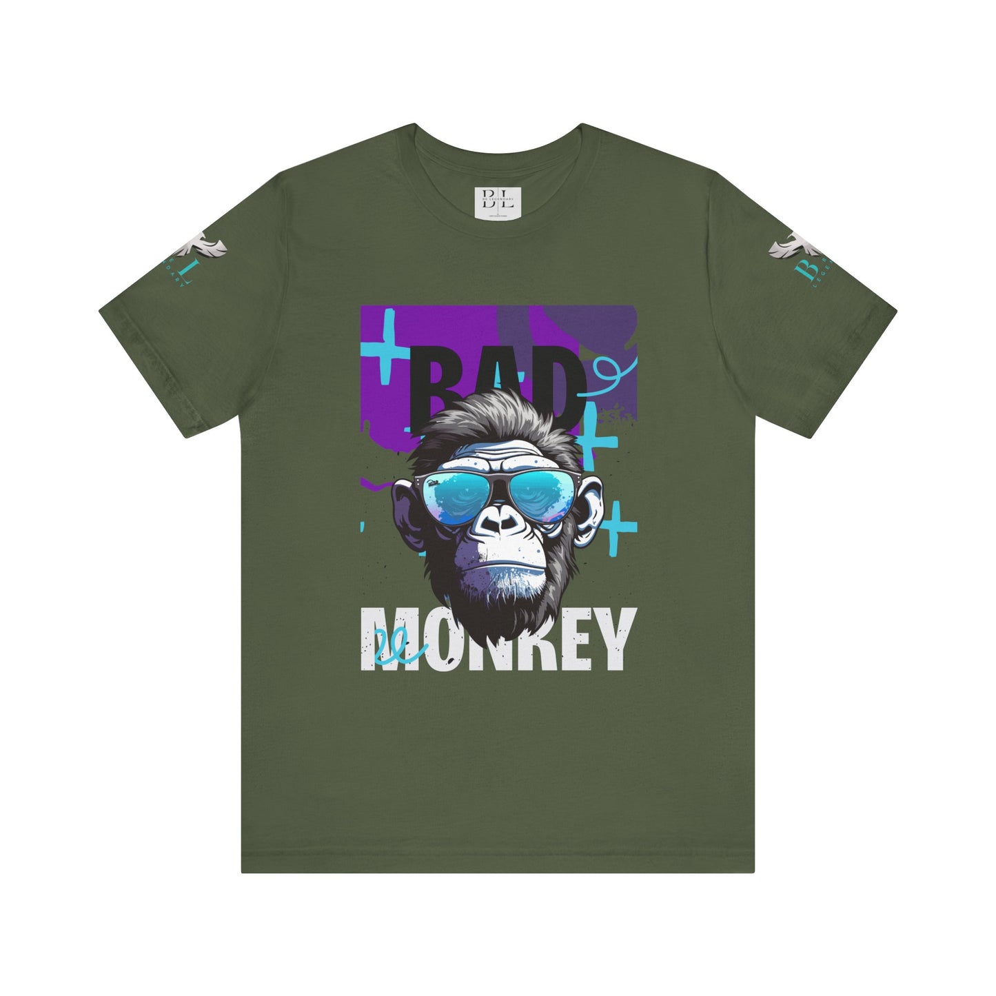 Be Legendary Cool Bad Monkey Tee - Unisex Short Sleeve Graphic Shirt