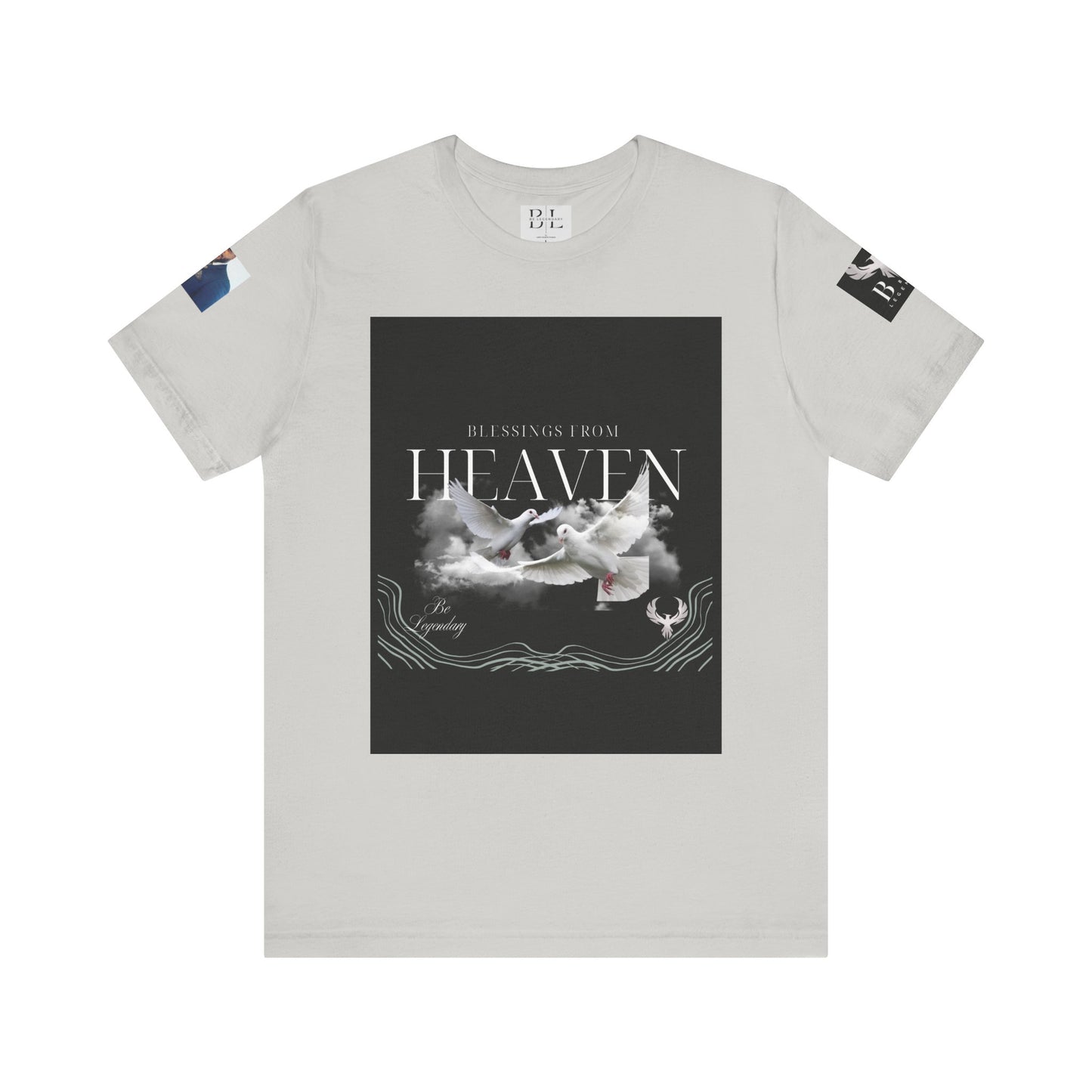 Be Legendary "When Doves Fly" Unisex Heavenly Doves Jersey Short Sleeve Tee