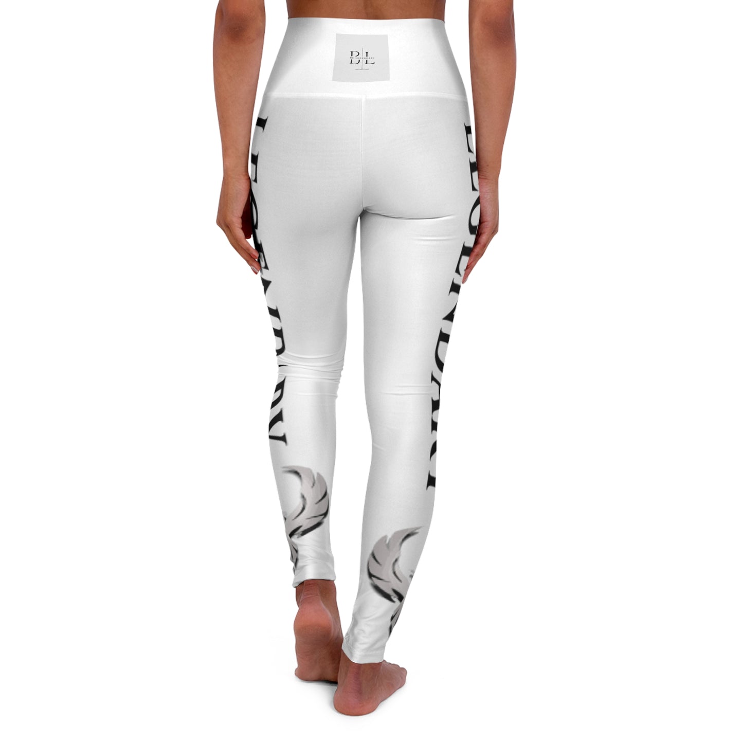 Be Legendary "Good Lawd" Elegant High Waisted Yoga Leggings for Active Lifestyles | Stylish Comfort