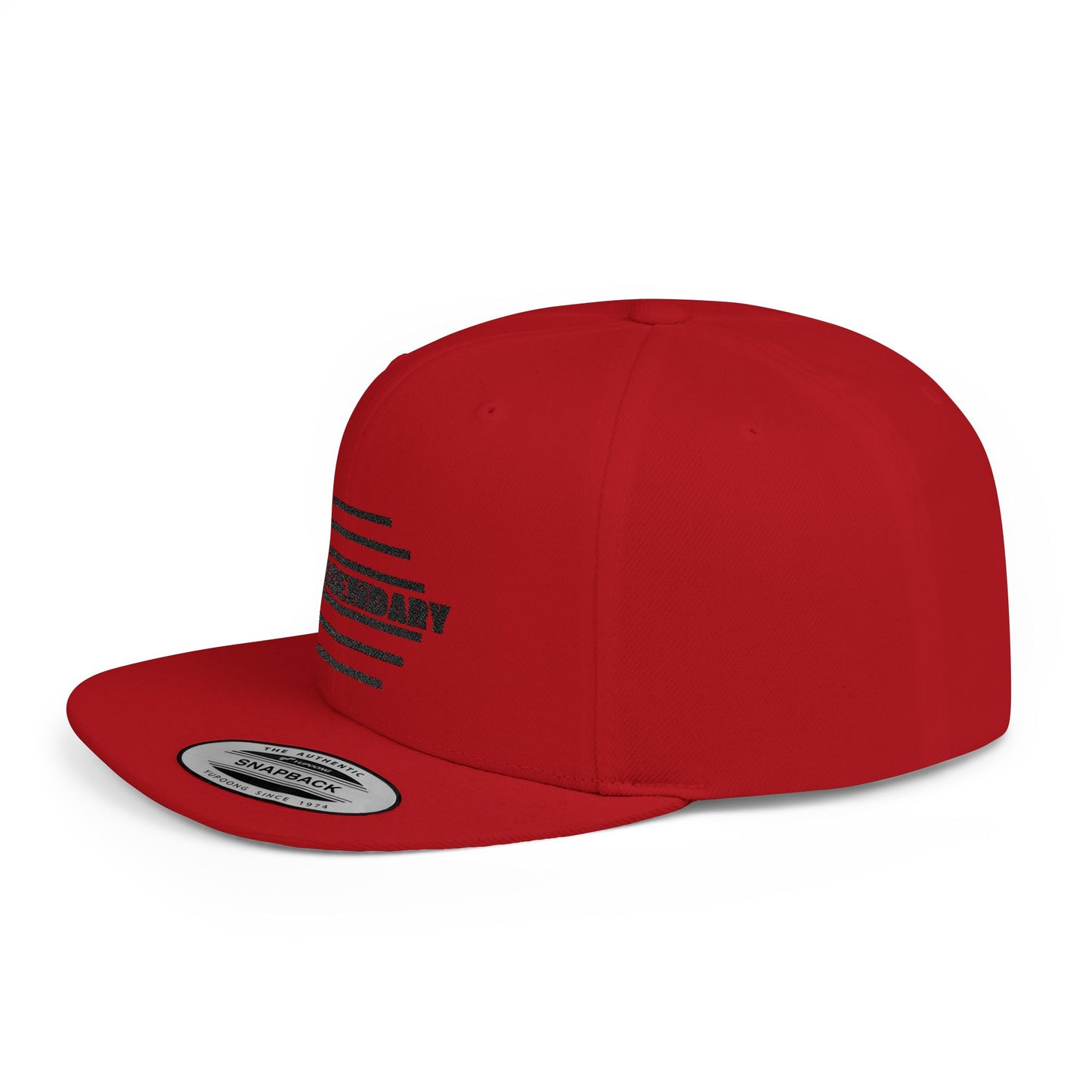 Be Legendary Flat Bill Snapback Cap - Stylish & Trendy Hat for Everyday Wear