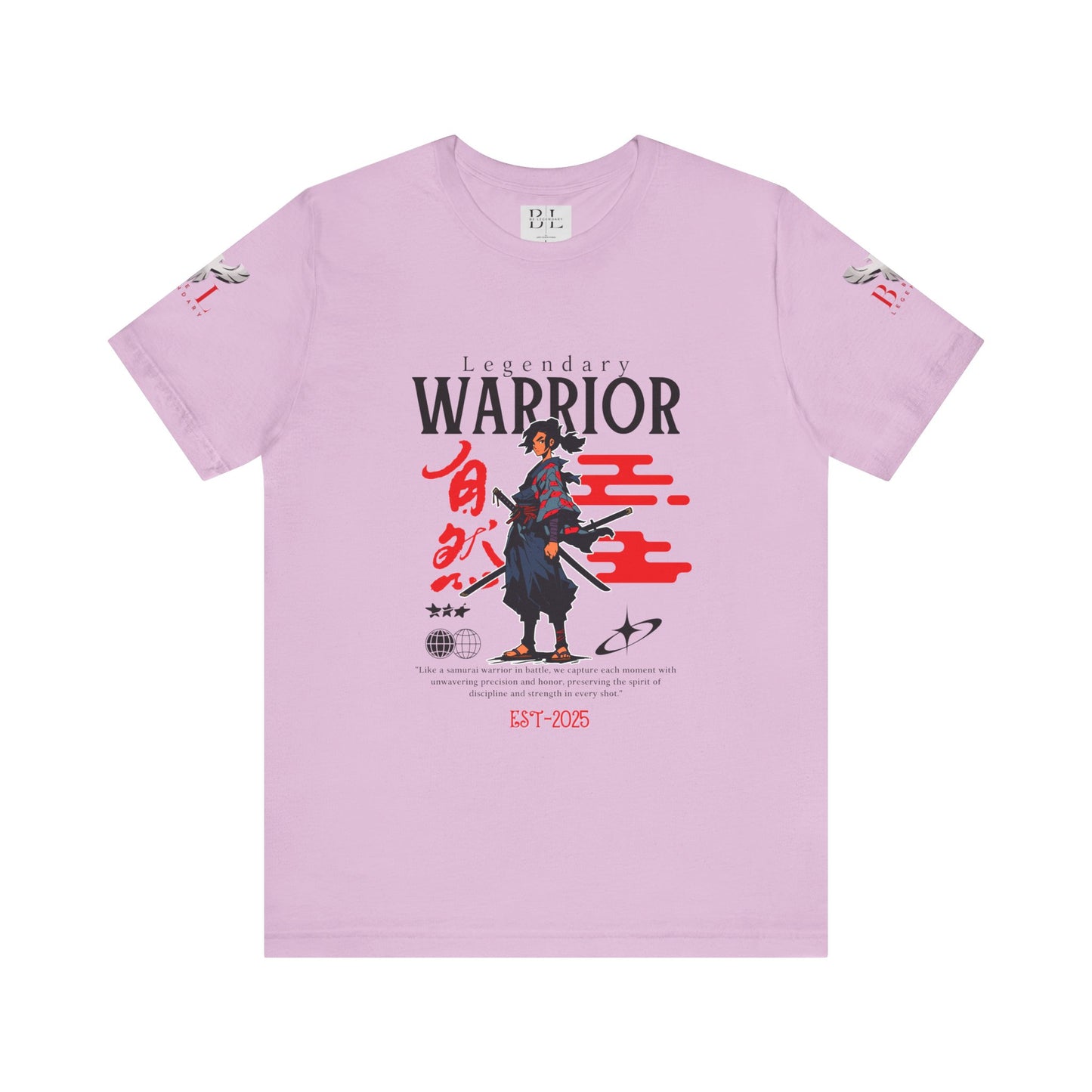 Be Legendary "Samurai Warrior" Unisex Tee – Legendary 2025 Graphic T-Shirt