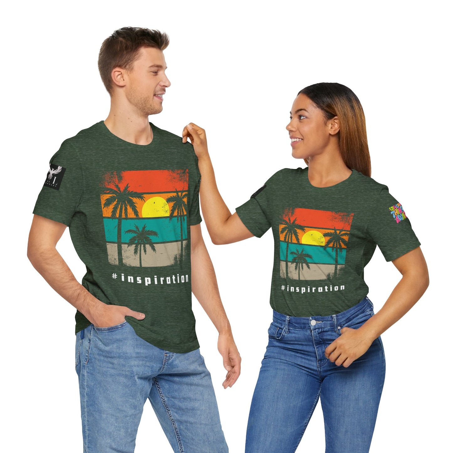 Be Legendary 'Dusk Till Damn" Sunset Inspiration Graphic Tee for Motivational Vibes