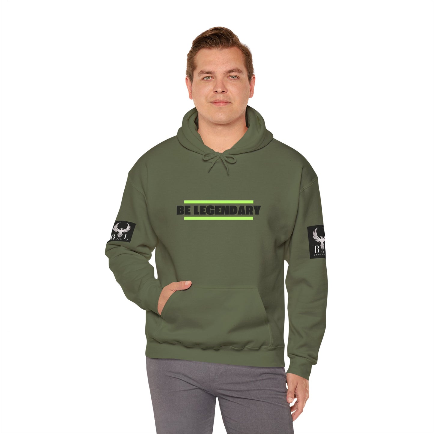 Be Legendary Unisex "PTSO" Hoodie | Motivational Sweatshirt for Active Lifestyles