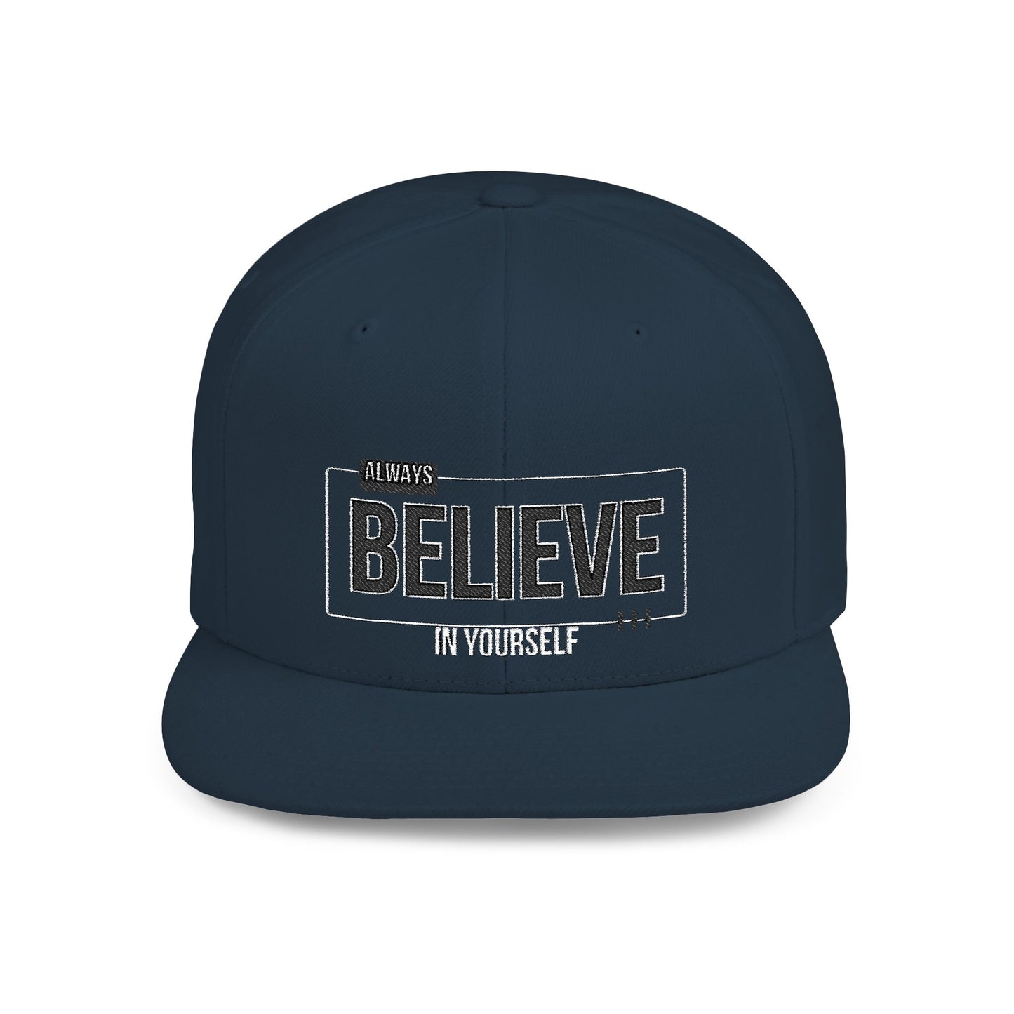 Be Legendary "The Devotional" Motivational Flat Bill Snapback Hat - Always Believe in Yourself