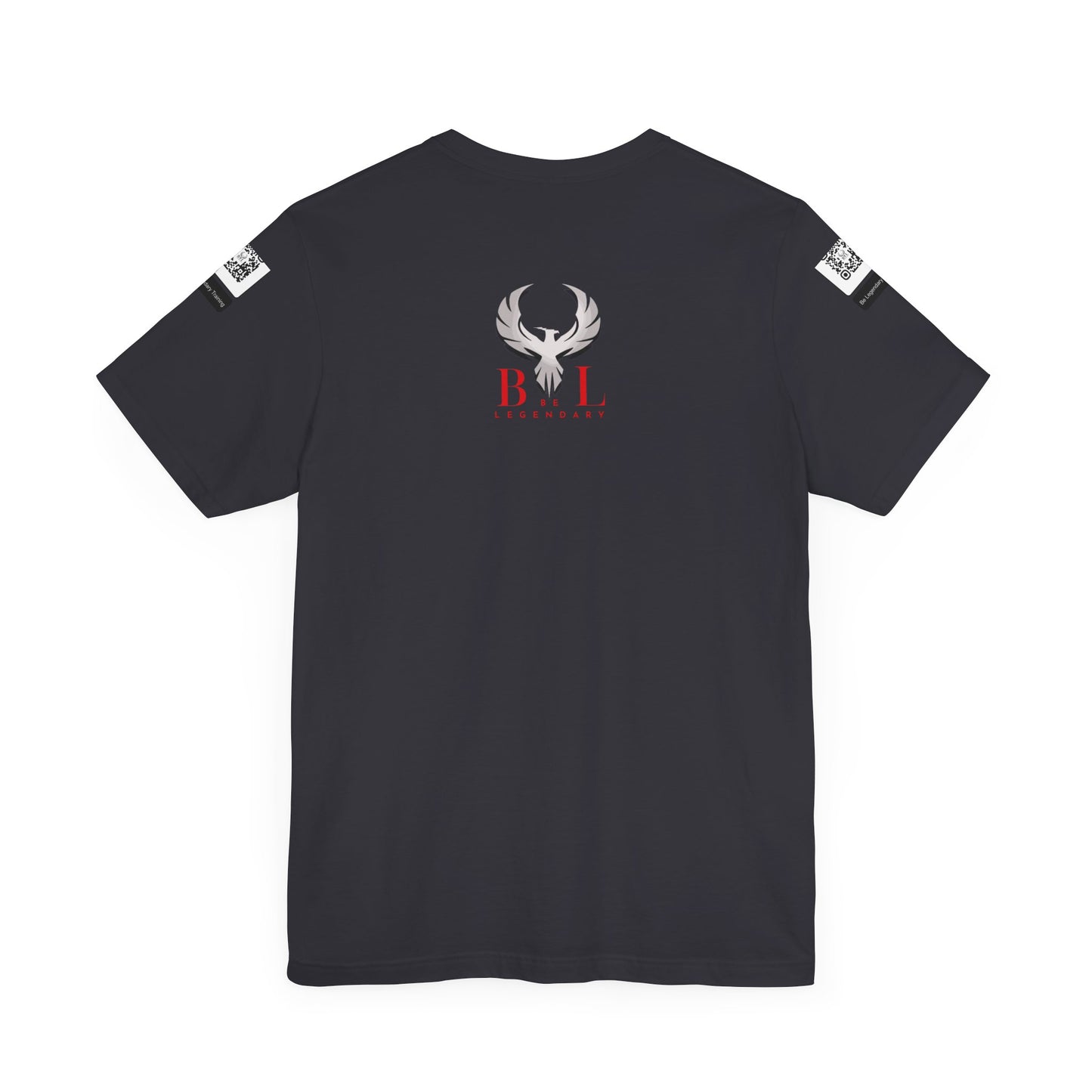 Be Legendary "Never Quit" Unisex Tee - Motivational Short Sleeve Shirt