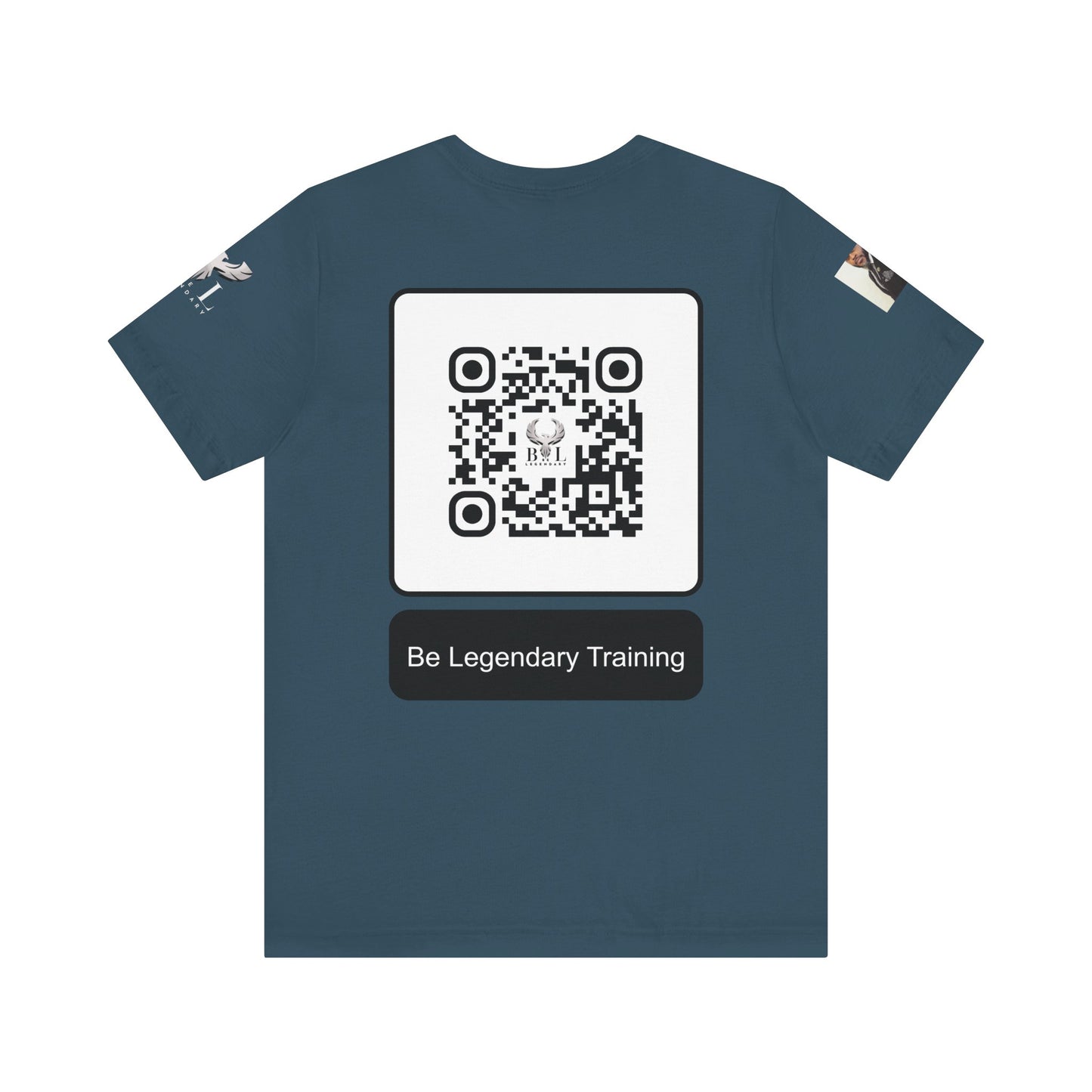 Be Legendary "Pearly Gates" Inspirational Unisex Tee: 'Blessings from Heaven' - Orange Short Sleeve Shirt