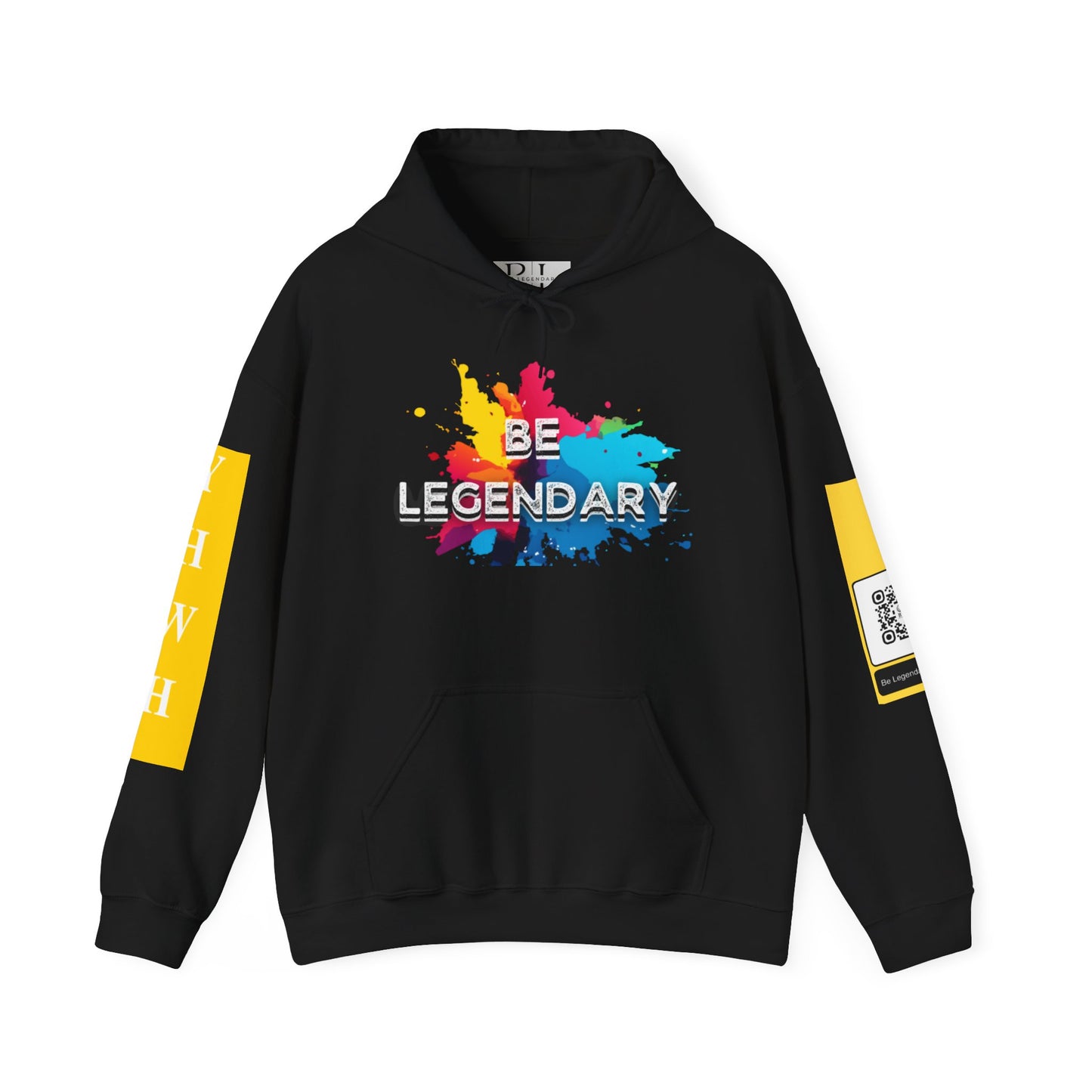 Be Legendary "The Passover" Hooded Sweatshirt - Unisex Heavy Blend with Colorful Splash Design