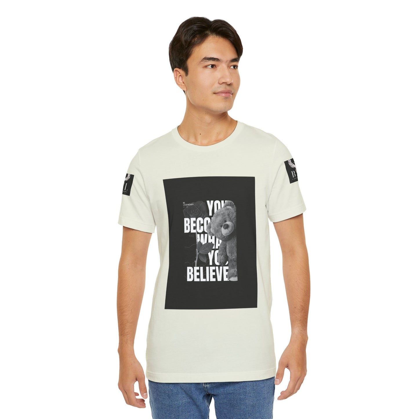 Be Legendary "T-Bear" Motivational Unisex Tee - "You Become What You Believe"