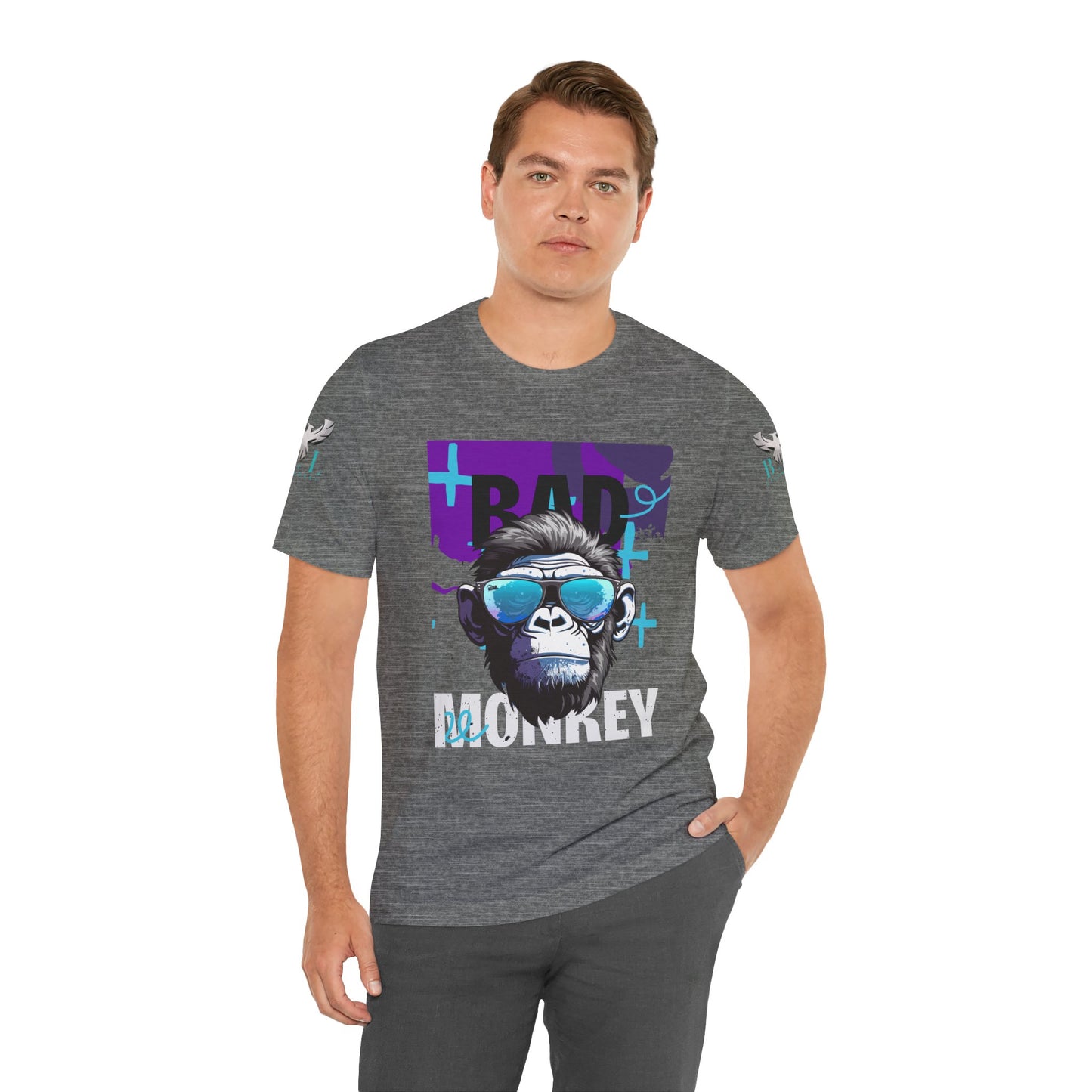 Be Legendary Cool Bad Monkey Tee - Unisex Short Sleeve Graphic Shirt