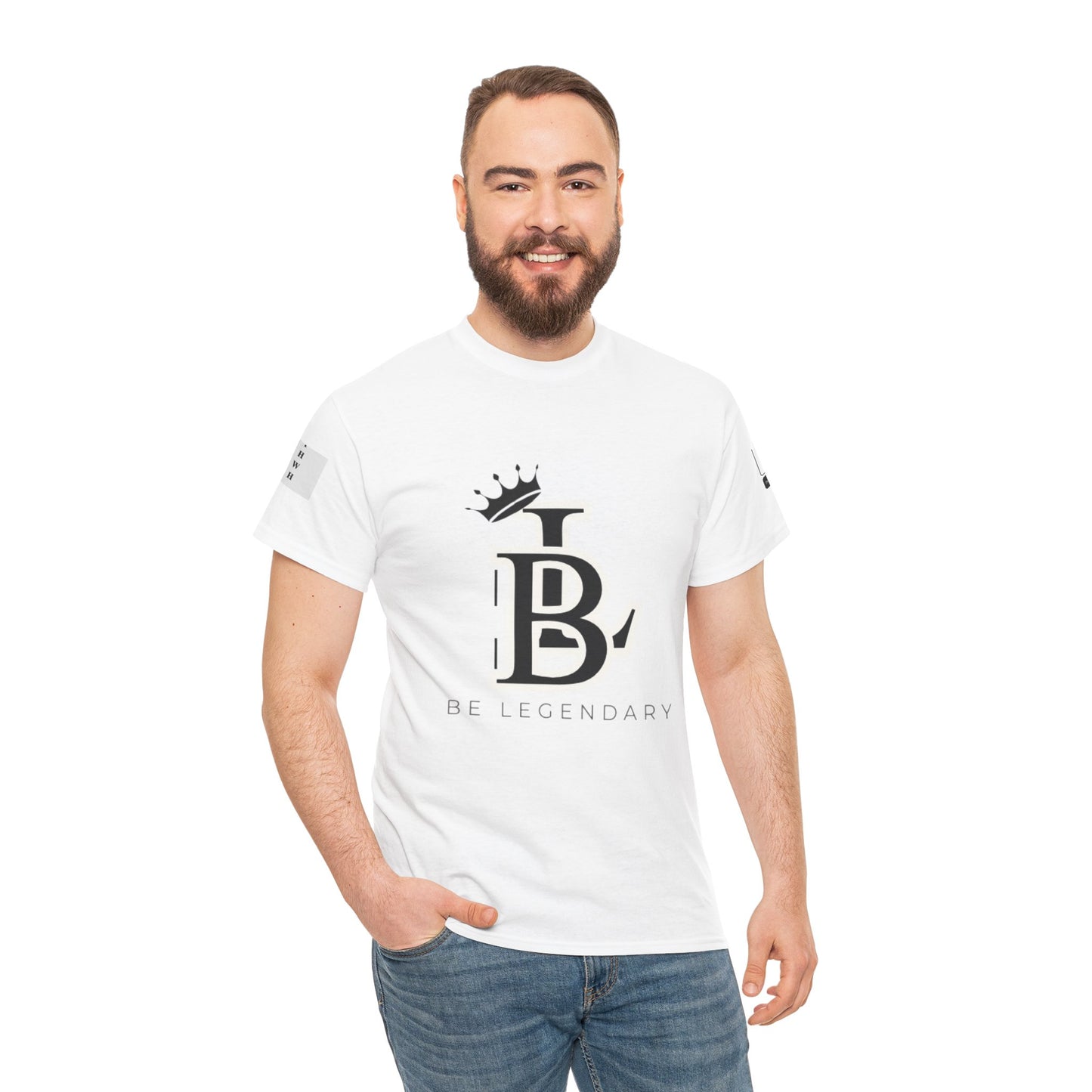 Copy of Be Legendary Unisex "King of Kings" Heavy Cotton Tee - Graphic T-Shirt for Inspiration and Motivation