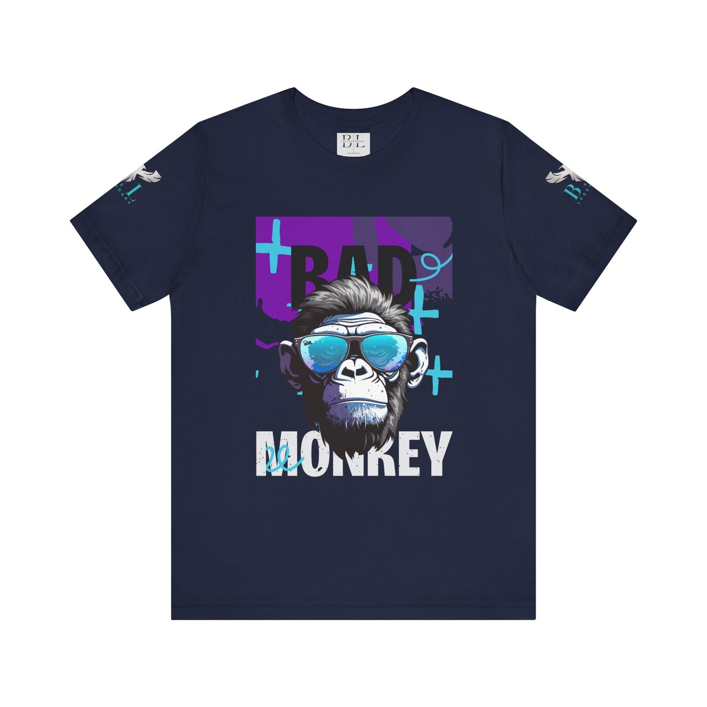 Be Legendary Cool Bad Monkey Tee - Unisex Short Sleeve Graphic Shirt