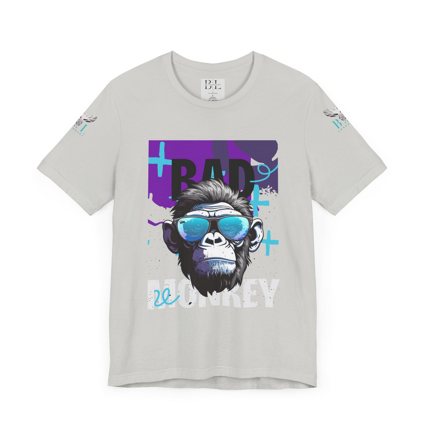 Be Legendary Cool Bad Monkey Tee - Unisex Short Sleeve Graphic Shirt
