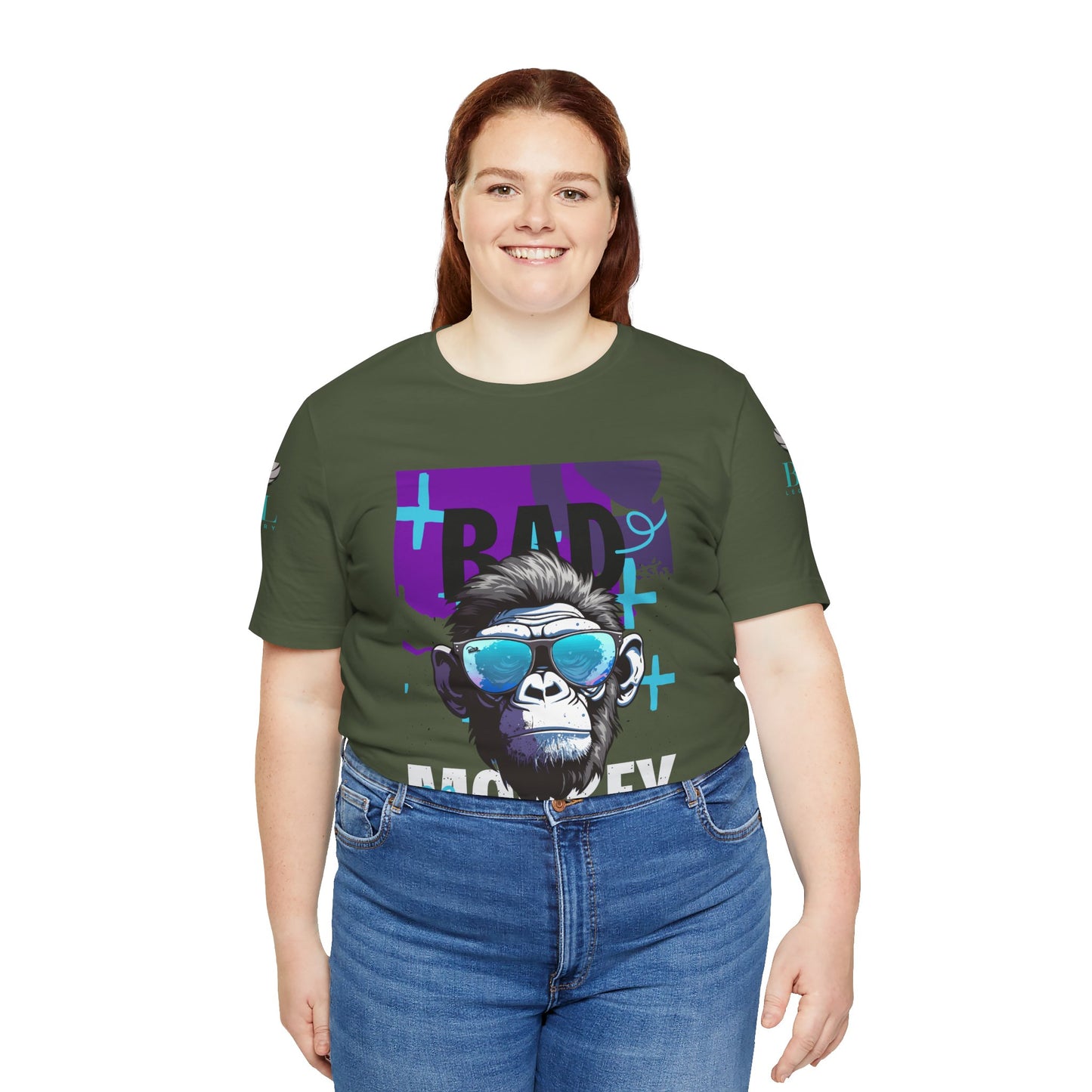 Be Legendary Cool Bad Monkey Tee - Unisex Short Sleeve Graphic Shirt
