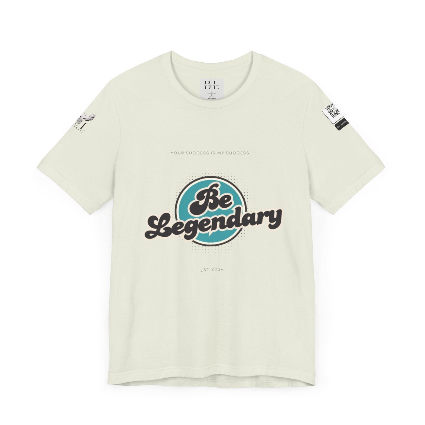 Be Legendary Unisex "Blue Moon" Jersey Short Sleeve Tee - Motivational T-Shirt for Success