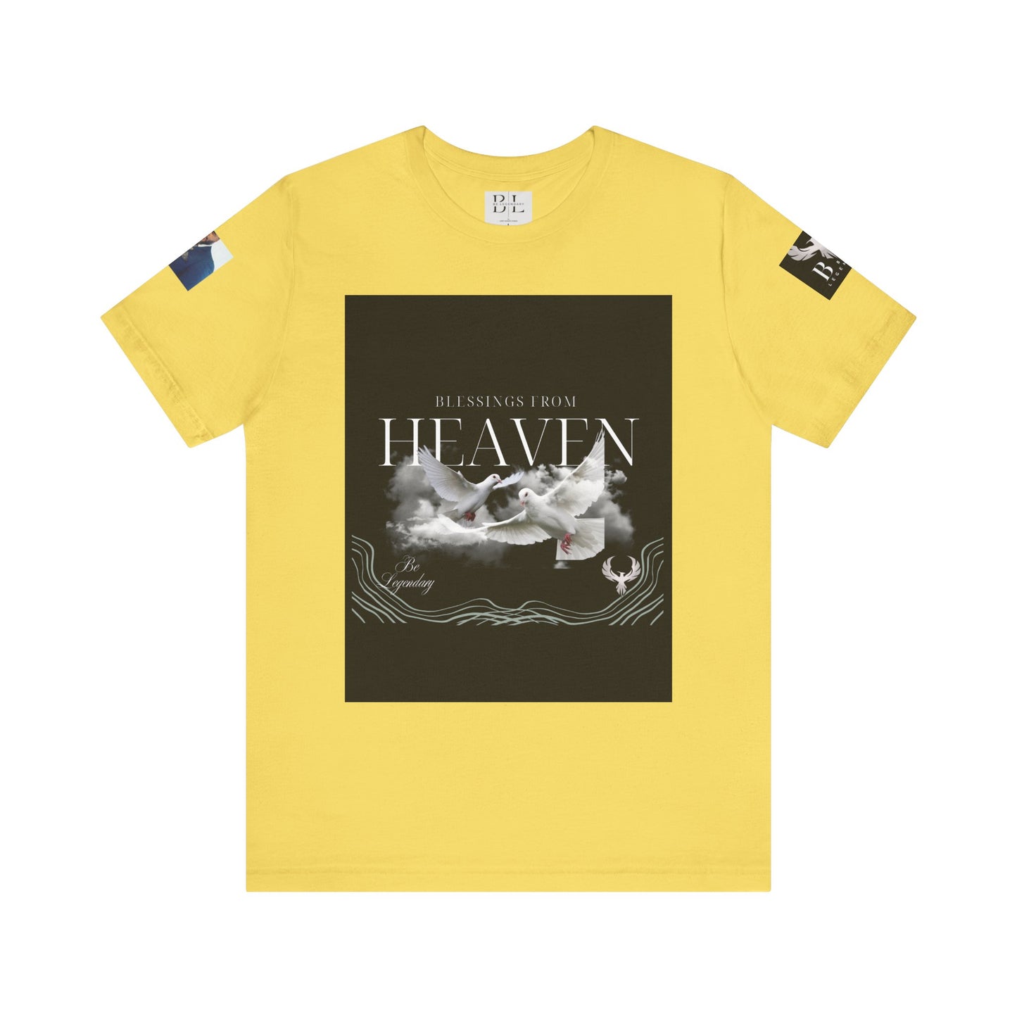 Be Legendary "When Doves Fly" Unisex Heavenly Doves Jersey Short Sleeve Tee