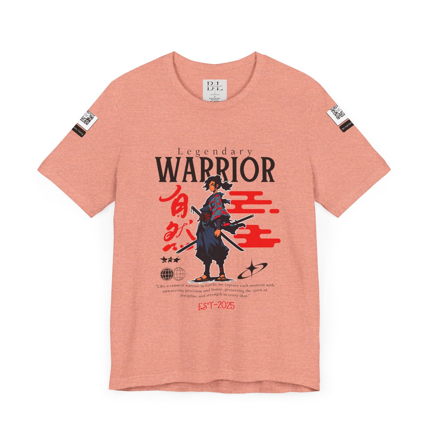 Samurai Warrior Unisex Tee - Bold Graphic T-Shirt for Anime Fans
