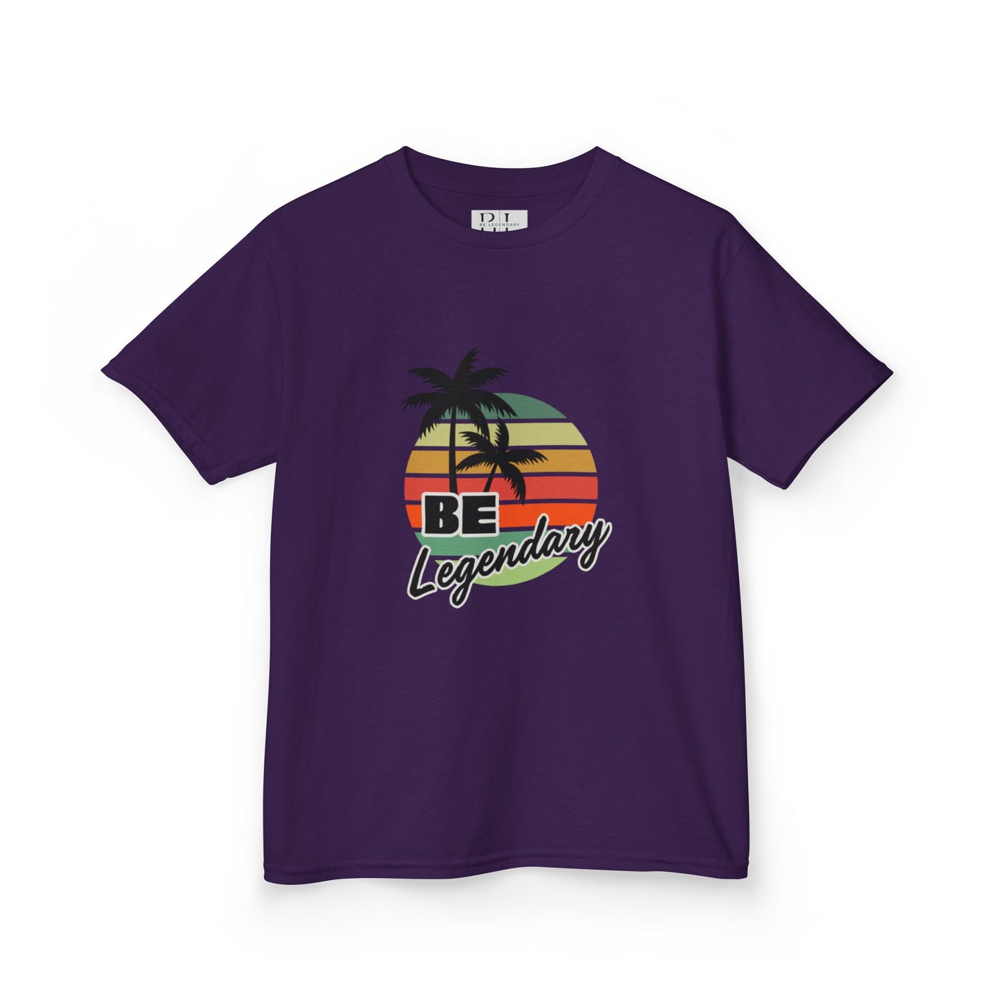 Kids 'Be Legendary' "Palm Sunday" Tee - Fun Summer Vibes for Young Adventurers