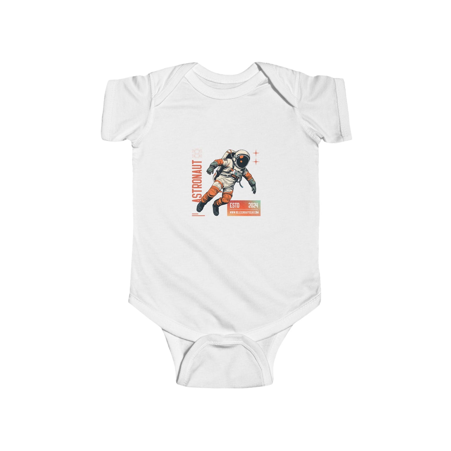 Be Legendary 'Astronaut" Infant Fine Jersey Bodysuit