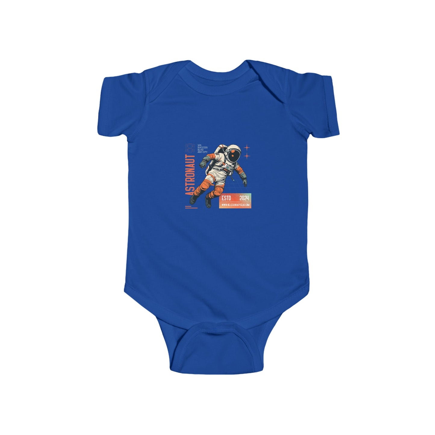 Be Legendary 'Astronaut" Infant Fine Jersey Bodysuit