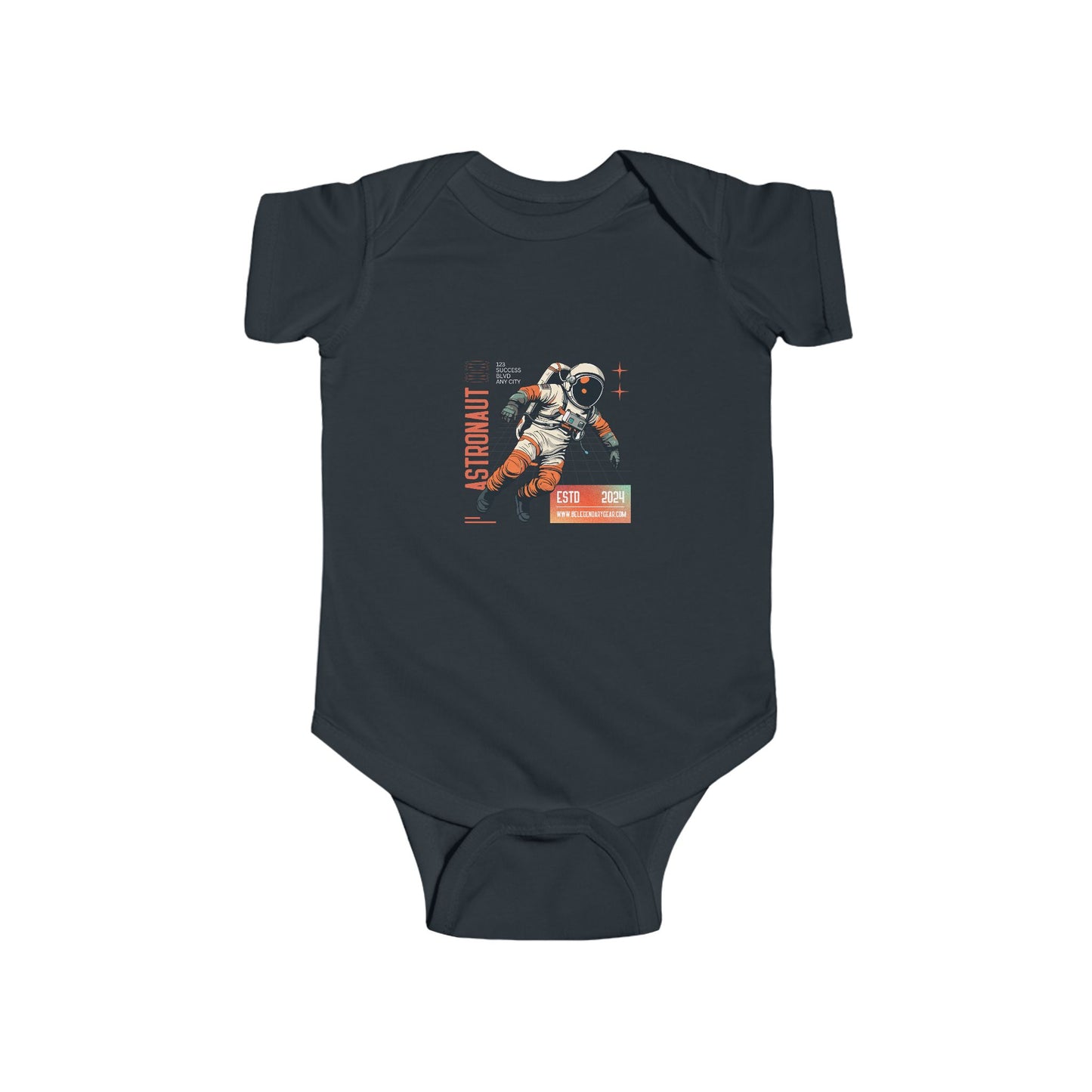 Be Legendary 'Astronaut" Infant Fine Jersey Bodysuit
