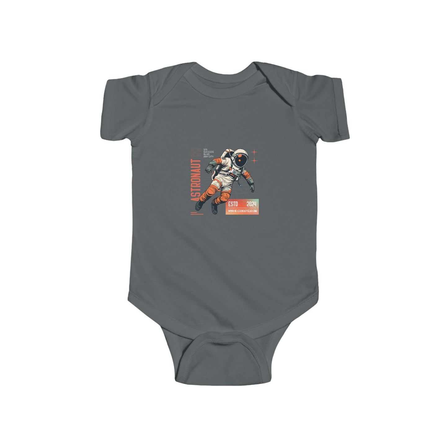 Be Legendary 'Astronaut" Infant Fine Jersey Bodysuit
