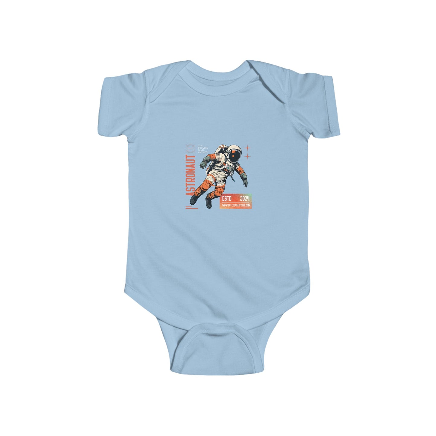 Be Legendary 'Astronaut" Infant Fine Jersey Bodysuit