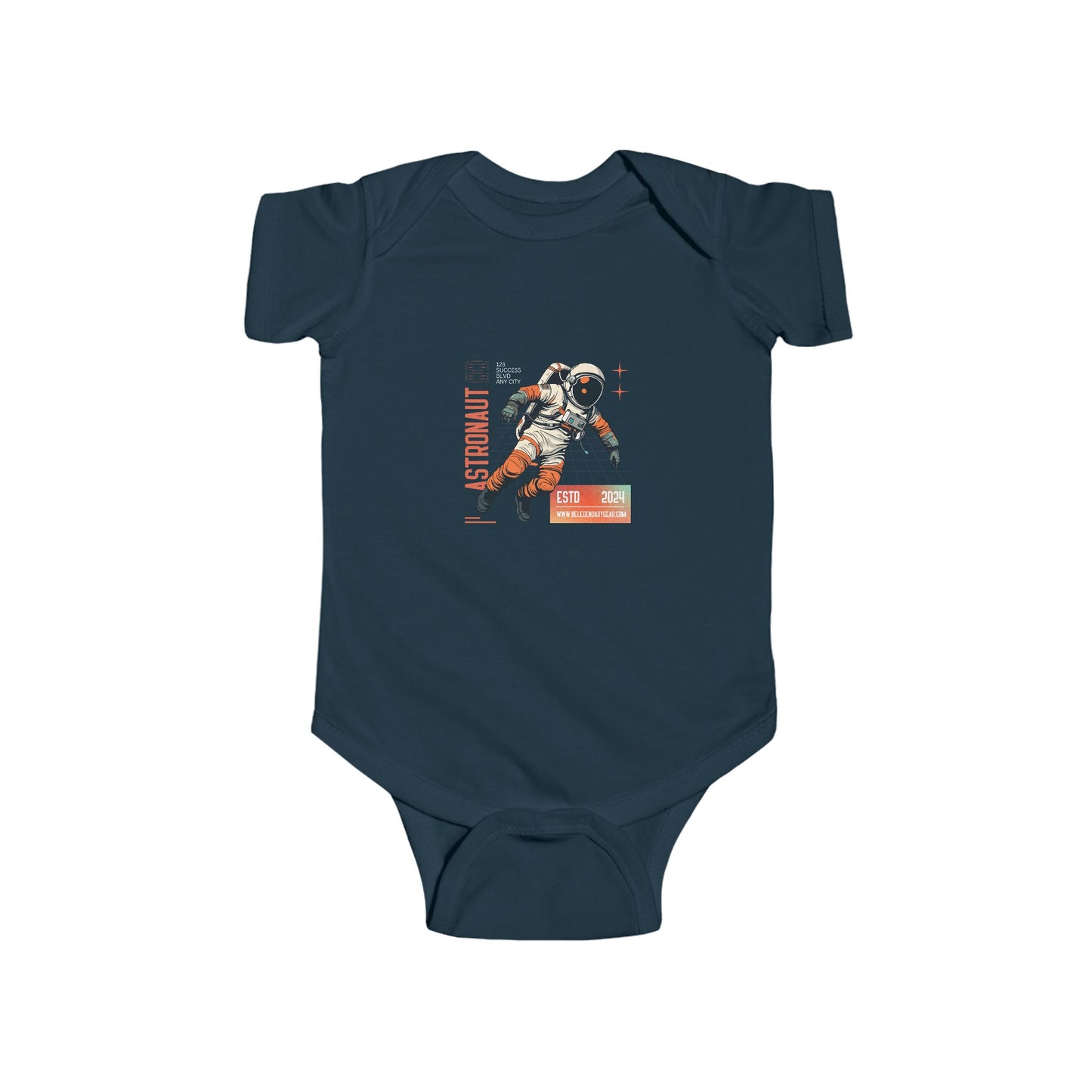 Be Legendary 'Astronaut" Infant Fine Jersey Bodysuit