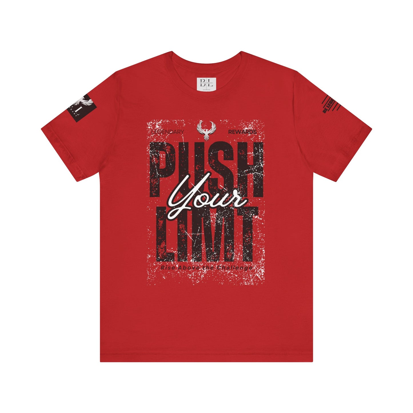 Be Legendary "Push It" Motivational Short Sleeve Tee - 'Push Your Limit'