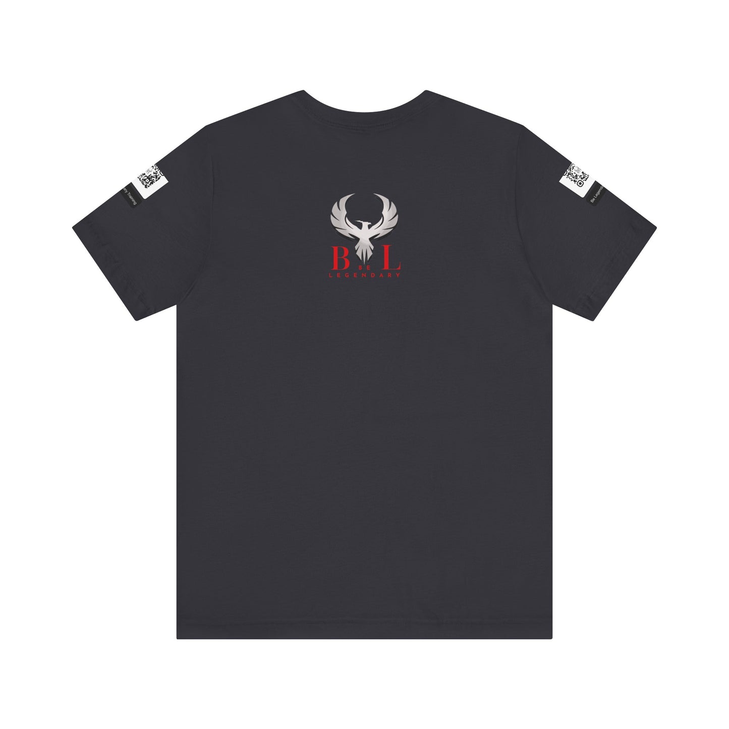 Be Legendary "Never Quit" Unisex Tee - Motivational Short Sleeve Shirt