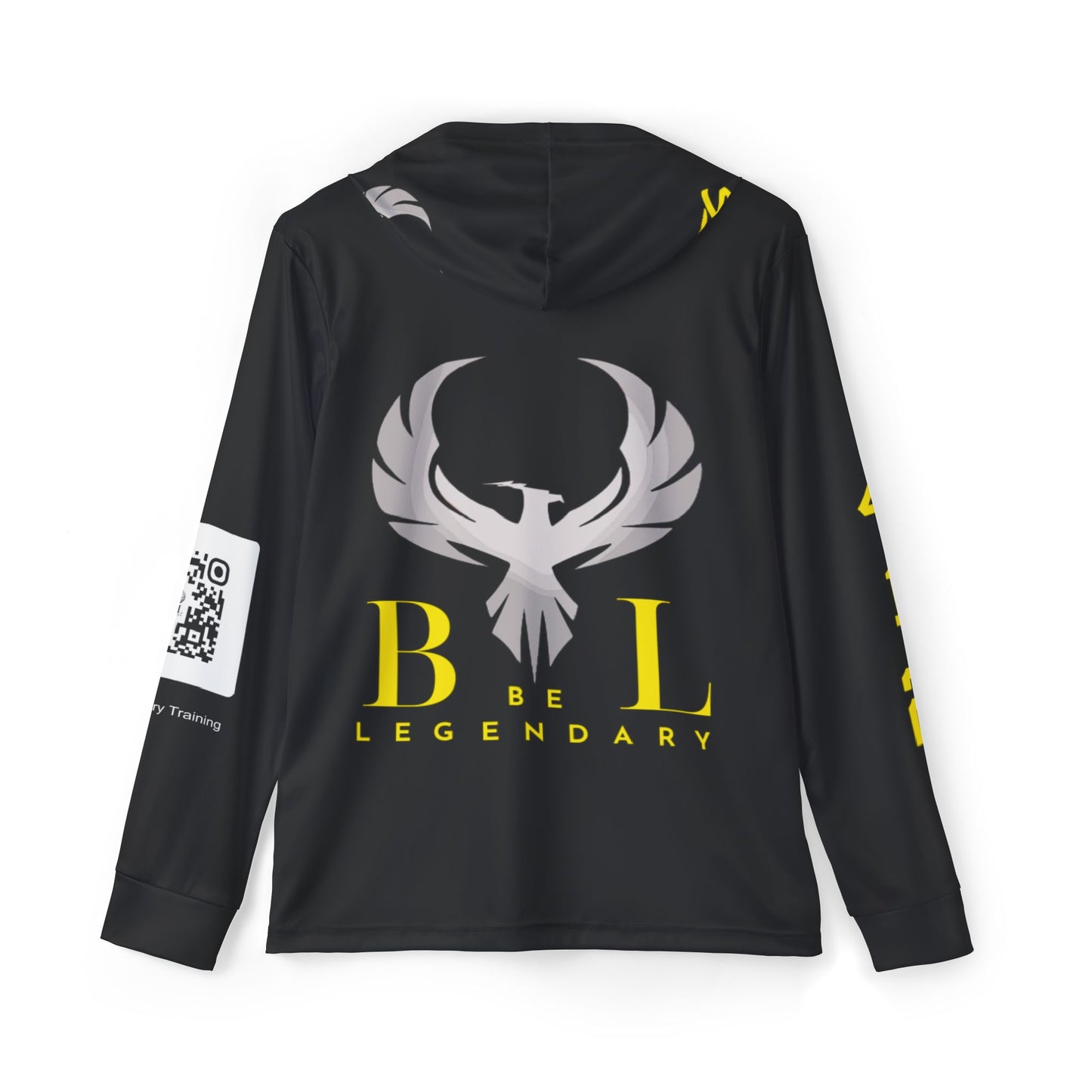 Be Legendary "Rep Ur Hood" Men's Sports Warmup Hoodie - Never Quit! Always Grind Gym Wear