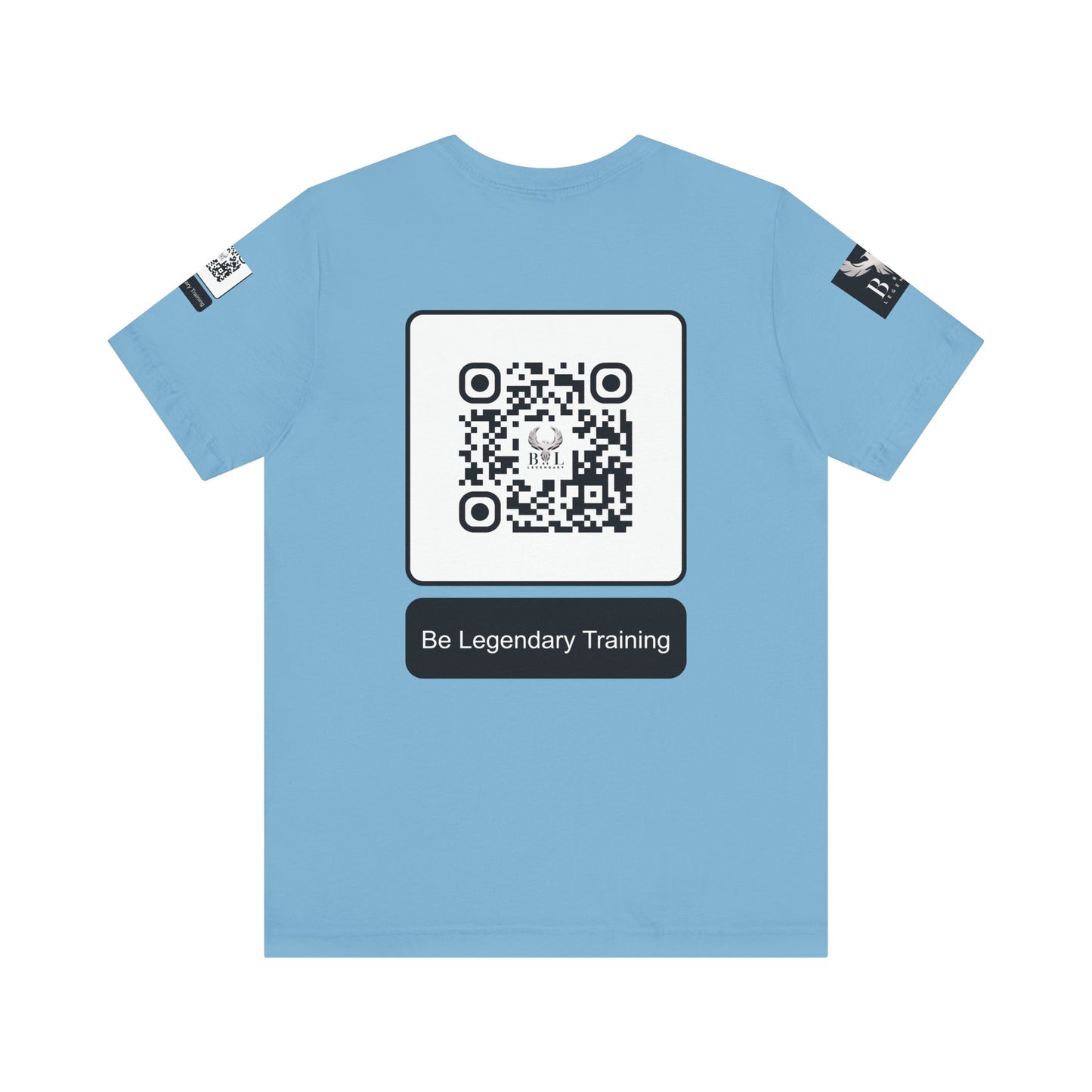 Be Legendary "Heavens View" Vibes Unisex Short Sleeve Tee - Retro Palm Tree Design