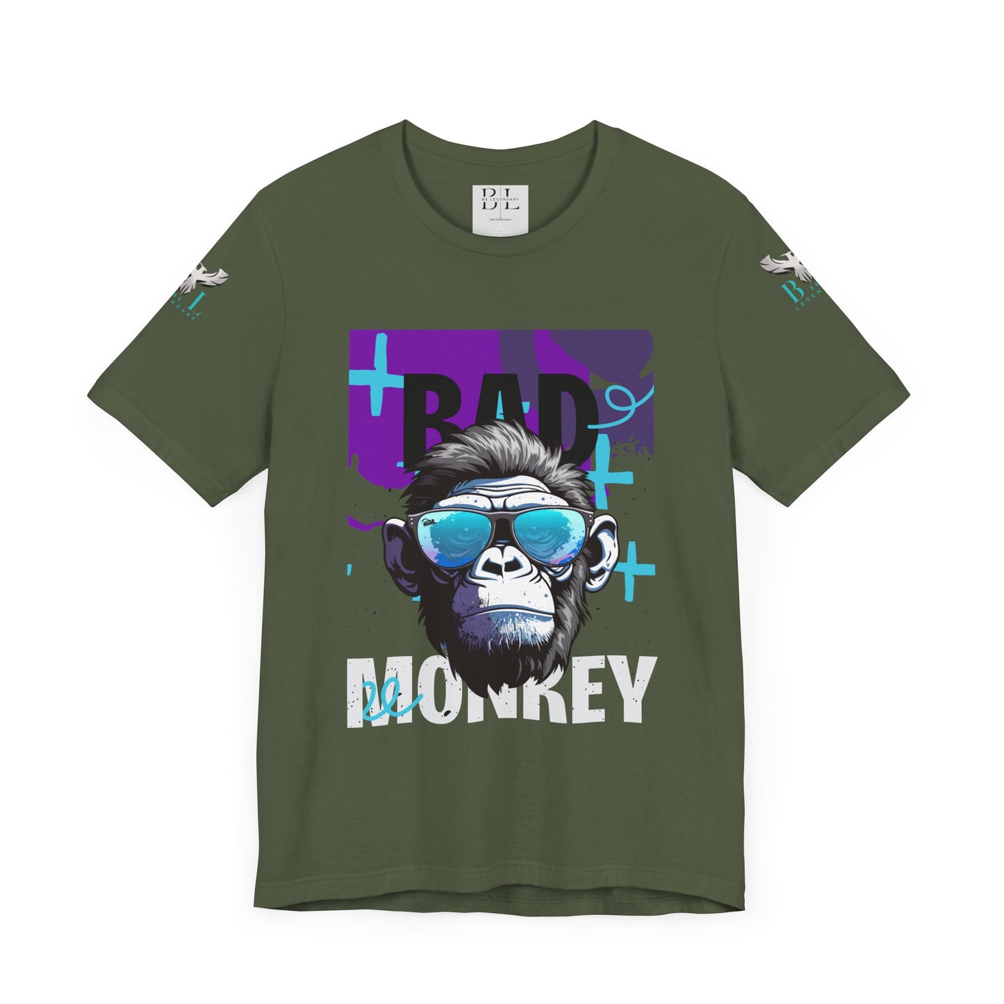 Be Legendary Cool Bad Monkey Tee - Unisex Short Sleeve Graphic Shirt