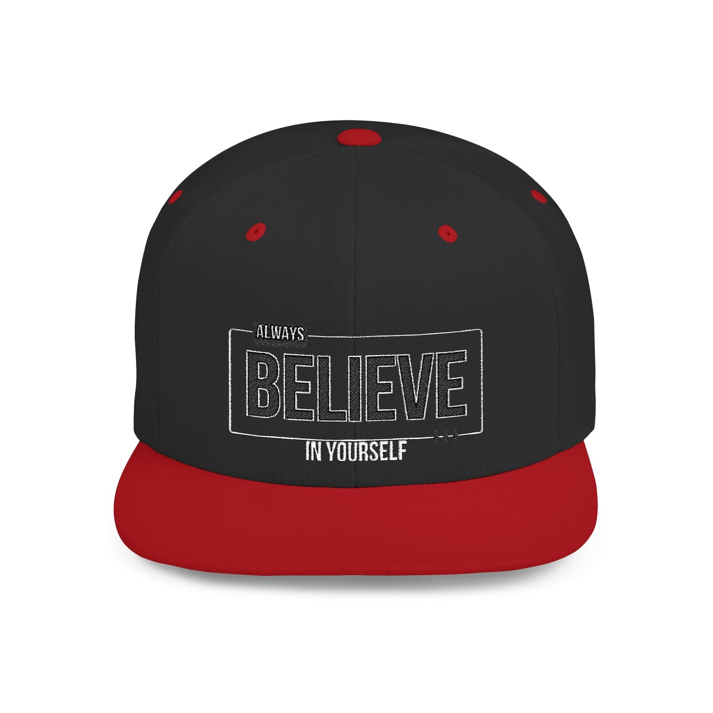 Be Legendary "The Devotional" Motivational Flat Bill Snapback Hat - Always Believe in Yourself