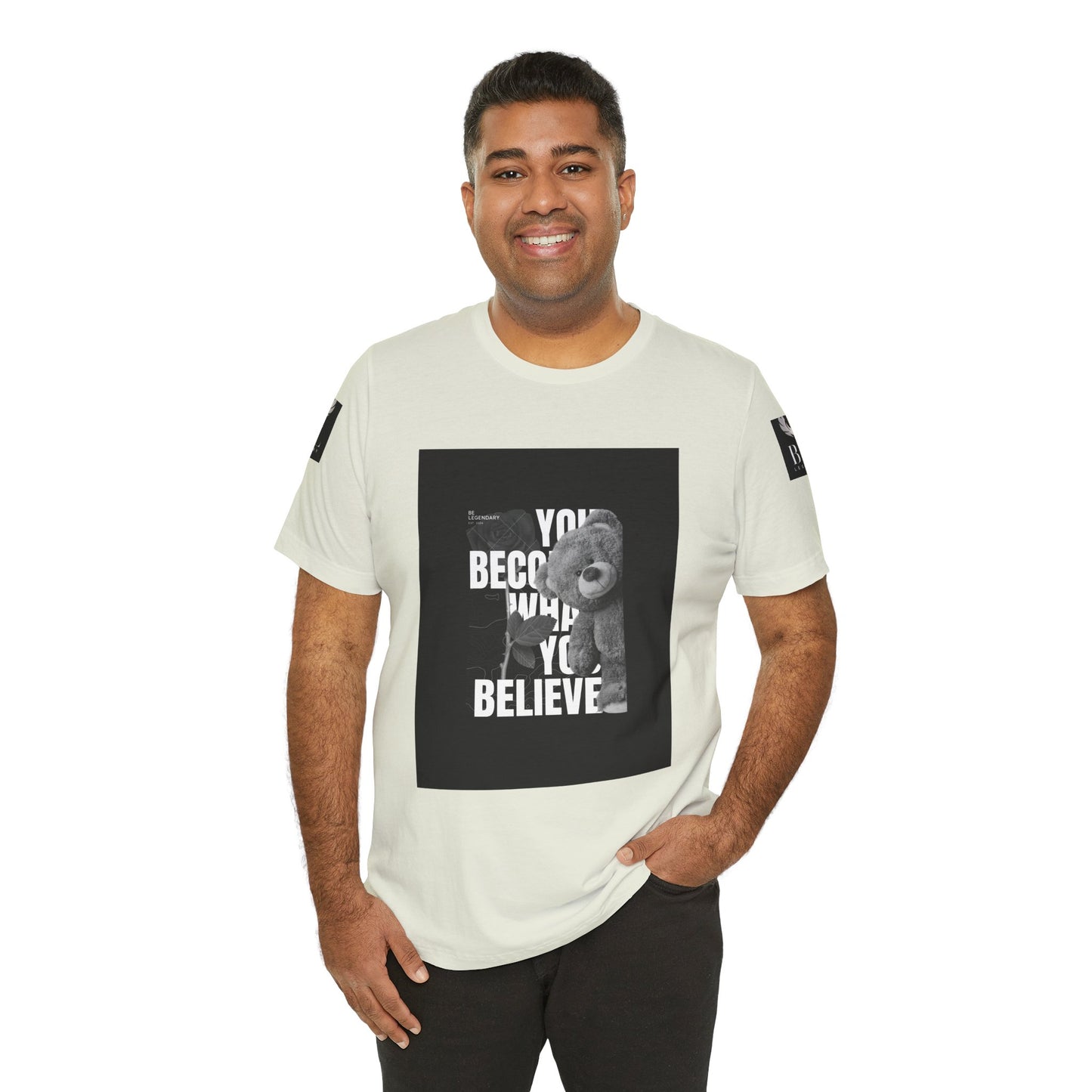 Be Legendary "T-Bear" Motivational Unisex Tee - "You Become What You Believe"
