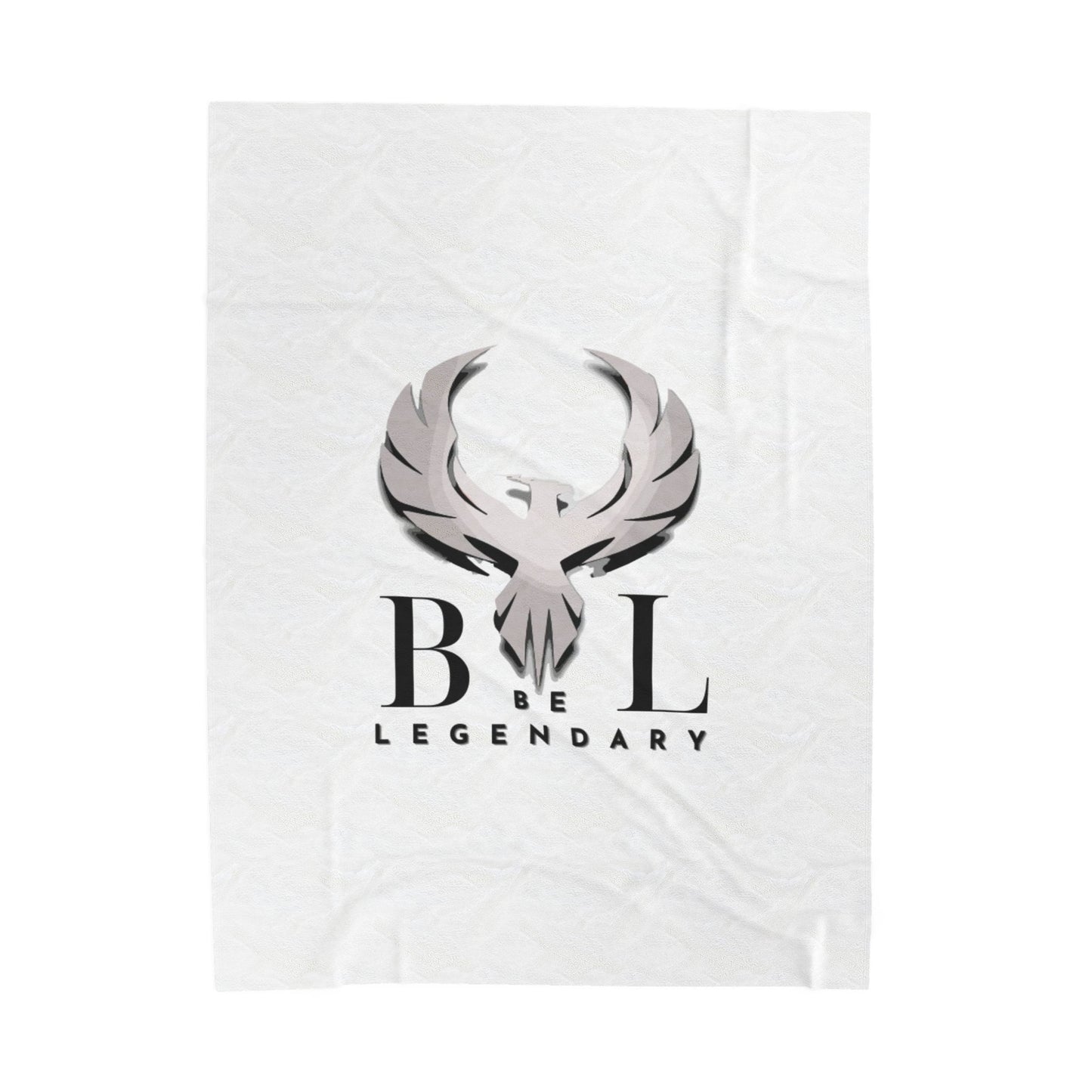 Be Legendary Velveteen Plush Blanket - Soft Cozy Throw for Inspirational Home Decor