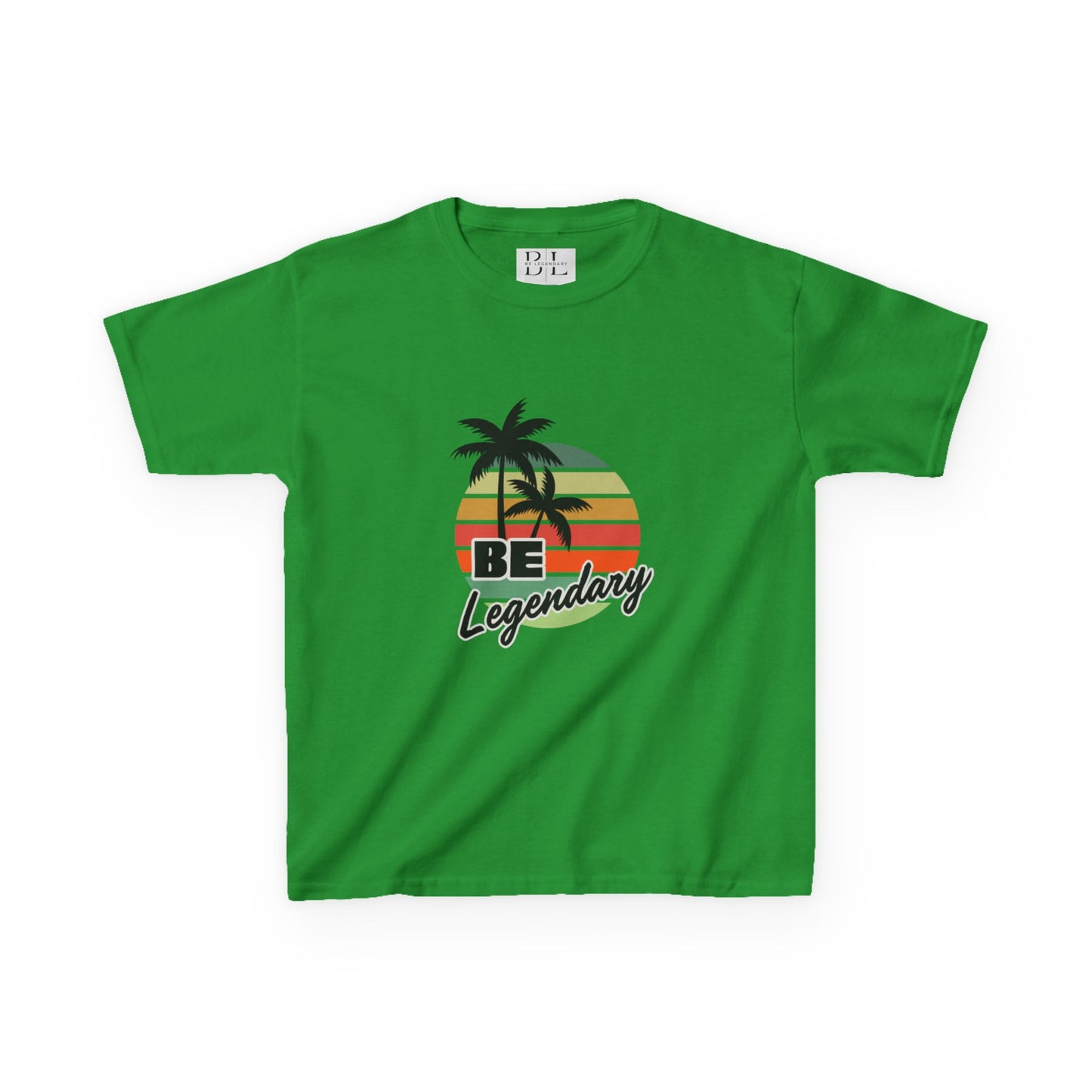 Kids 'Be Legendary' "Palm Sunday" Tee - Fun Summer Vibes for Young Adventurers