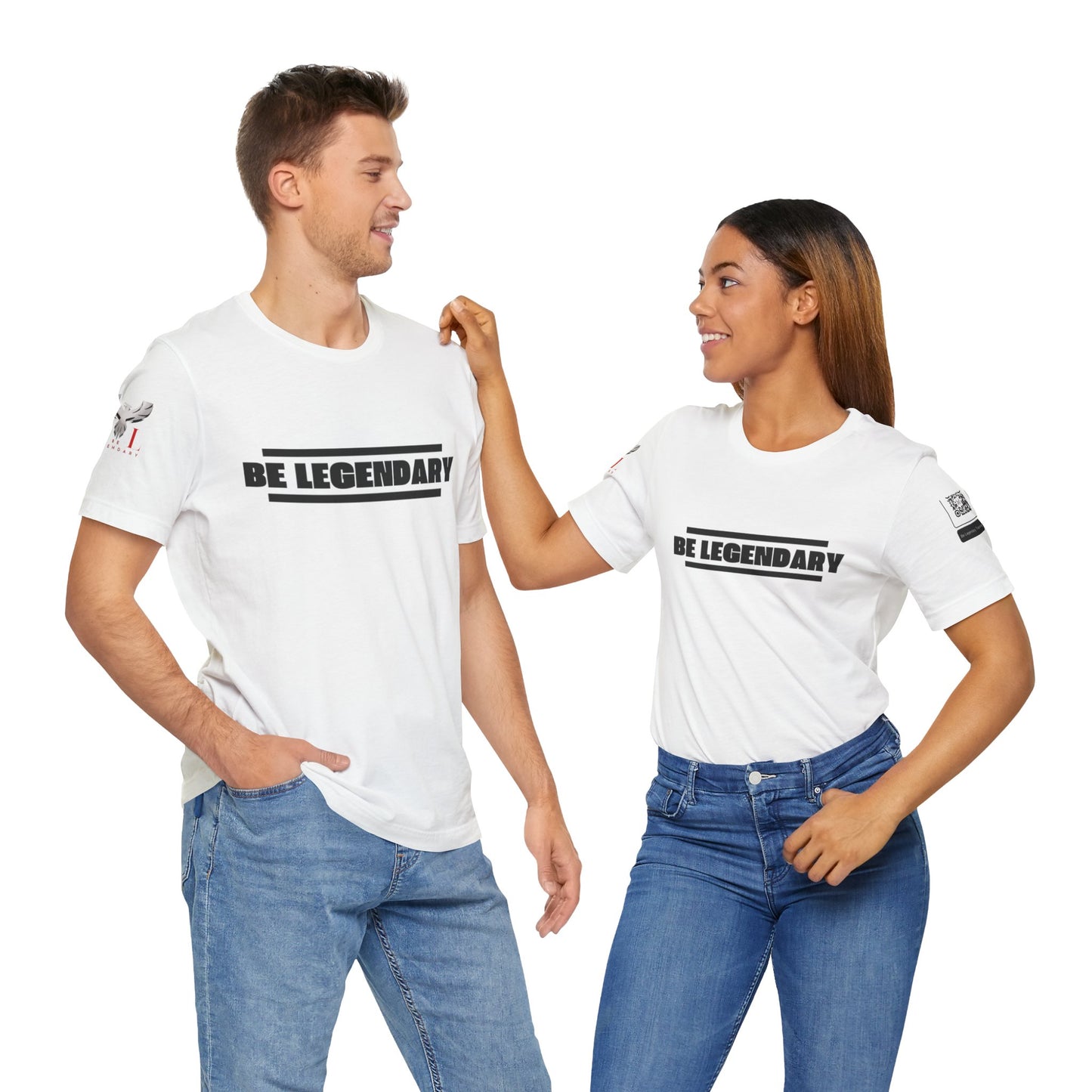 BE LEGENDARY "繁盛 幸運" Hanse Kouun Edition. Unisex Short Sleeve Tee, Graphic T-Shirt, Anime Art Apparel, Casual Wear, Gift for Him/Her