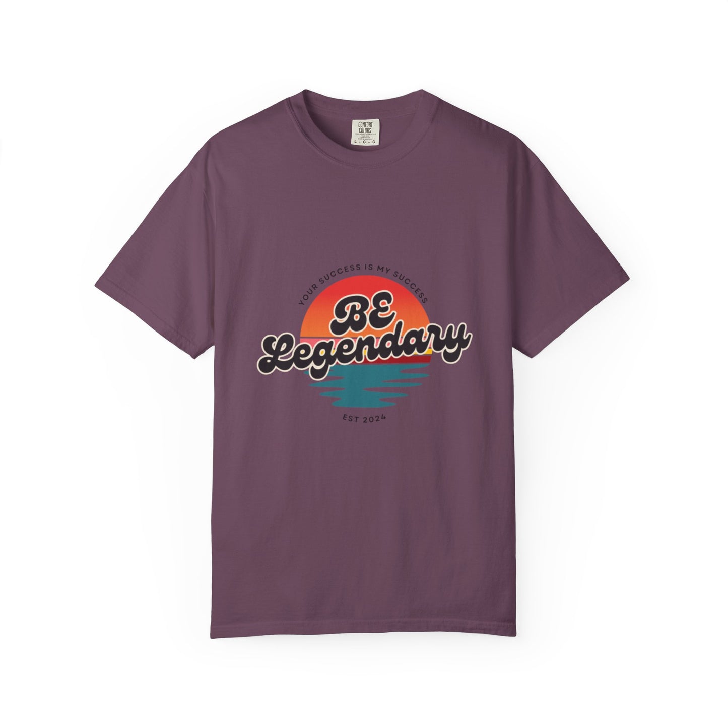 Be Legendary Unisex "Walk On Water" -Dyed T-Shirt – Motivational Tee for Success