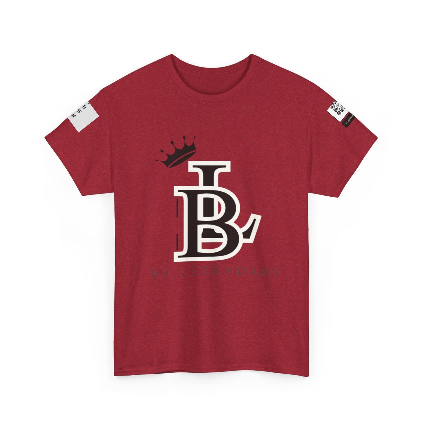 Be Legendary Unisex "King of Kings" Heavy Cotton Tee - Graphic T-Shirt for Inspiration and Motivation