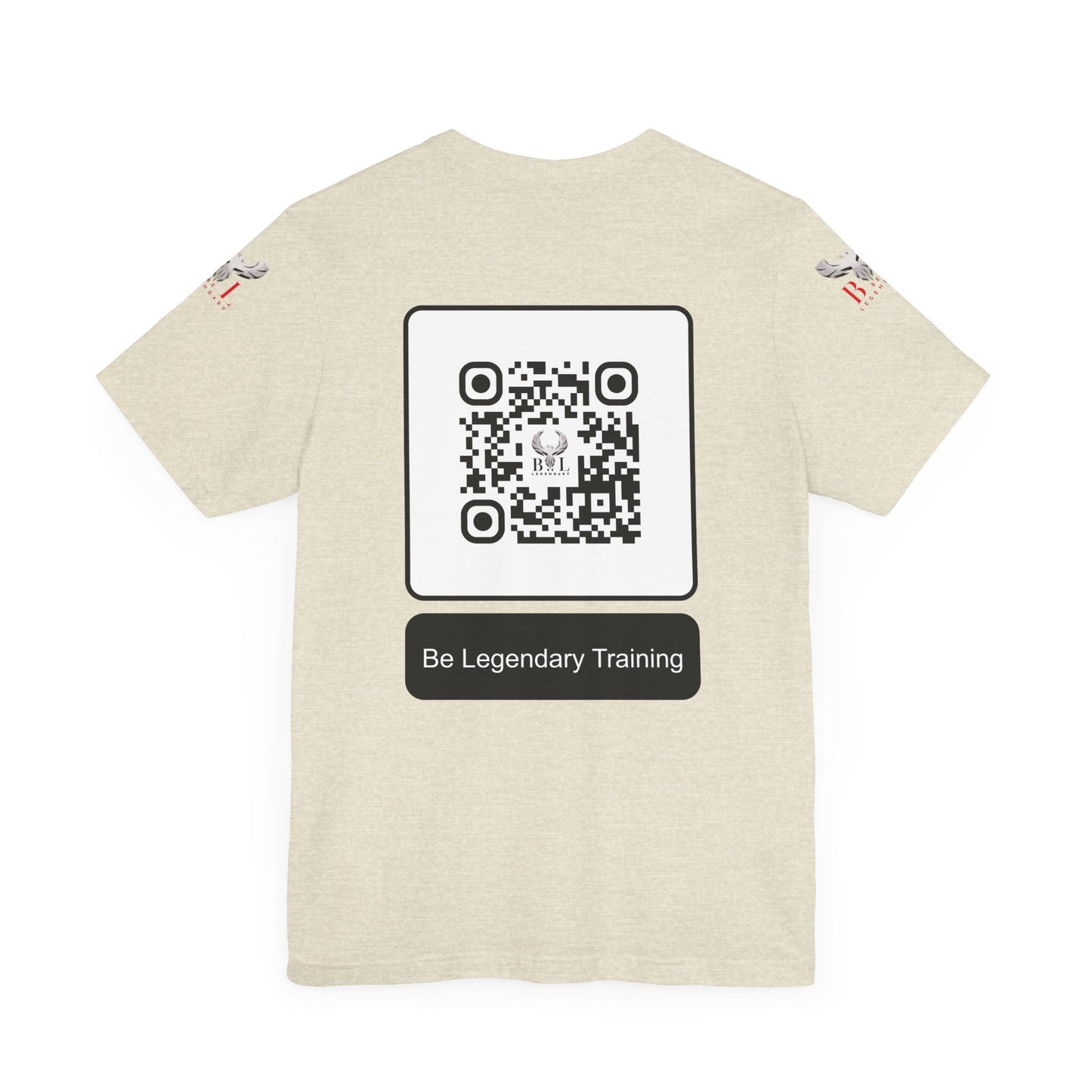 Be Legendary "Nobility" Power Unisex Tee - Inspiring Short Sleeve Shirt with QR Code