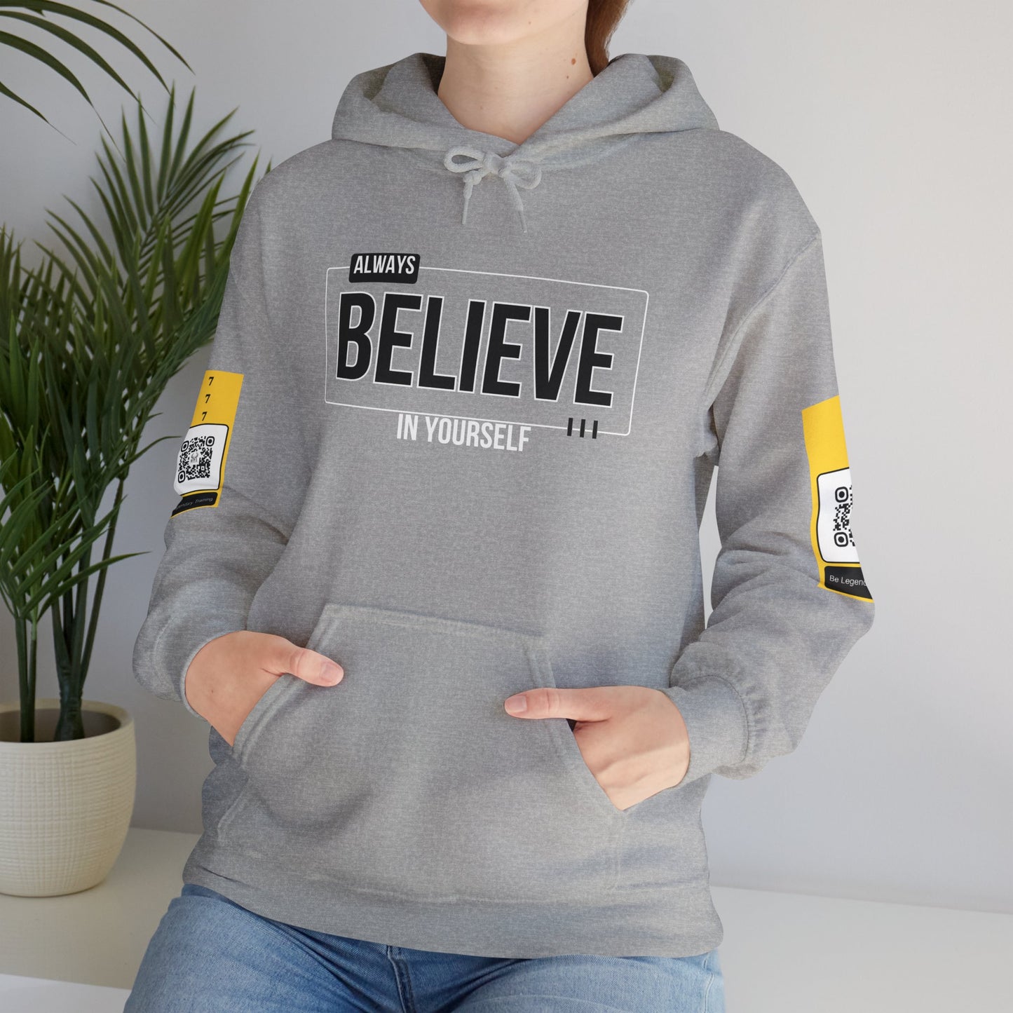 Be Legendary "Mustard Seed" Inspirational Hoodie - Always Believe in Yourself