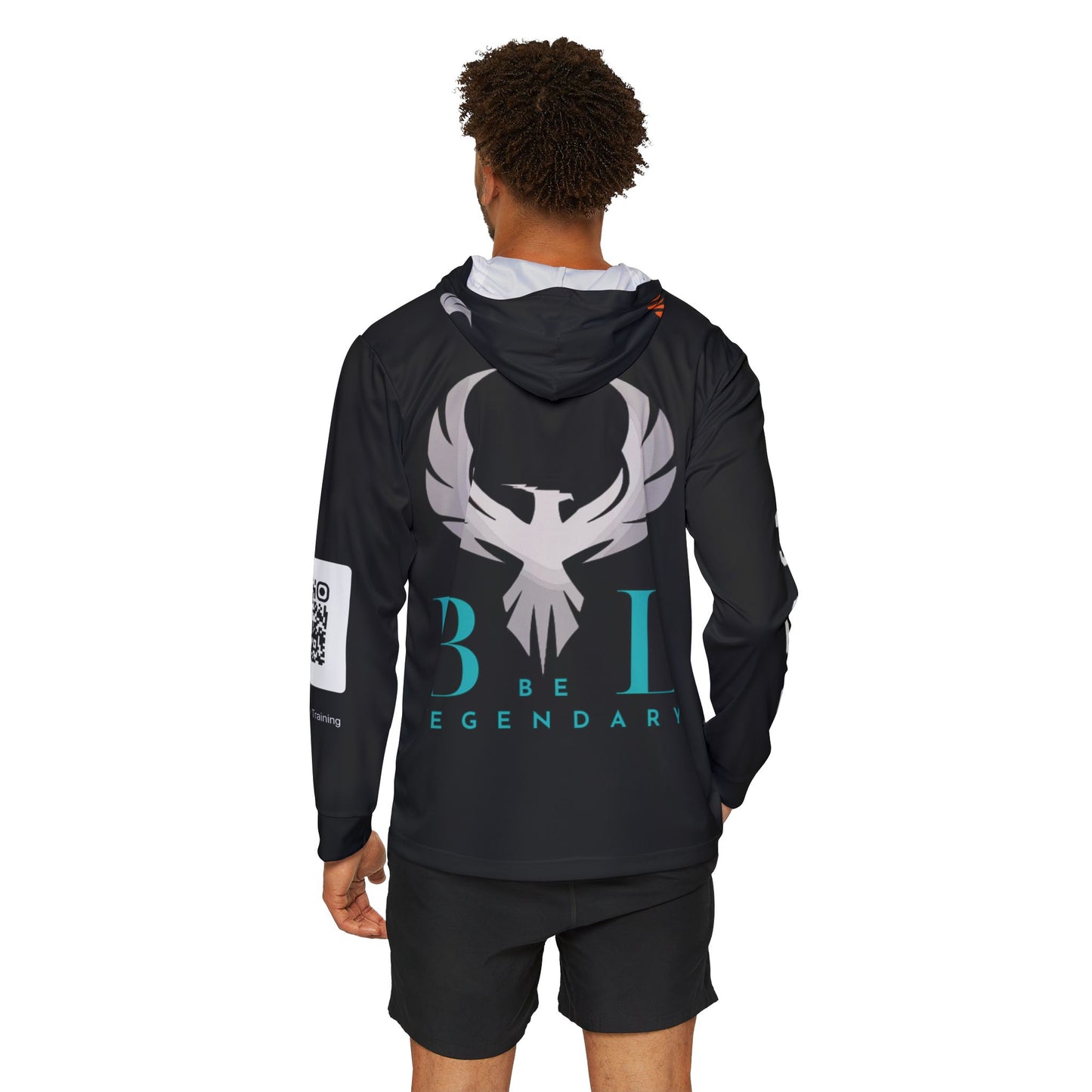 Be Legendary "Rep Ur Hood" Men's Sports Warmup Hoodie - Legendary Never Quit Motivation