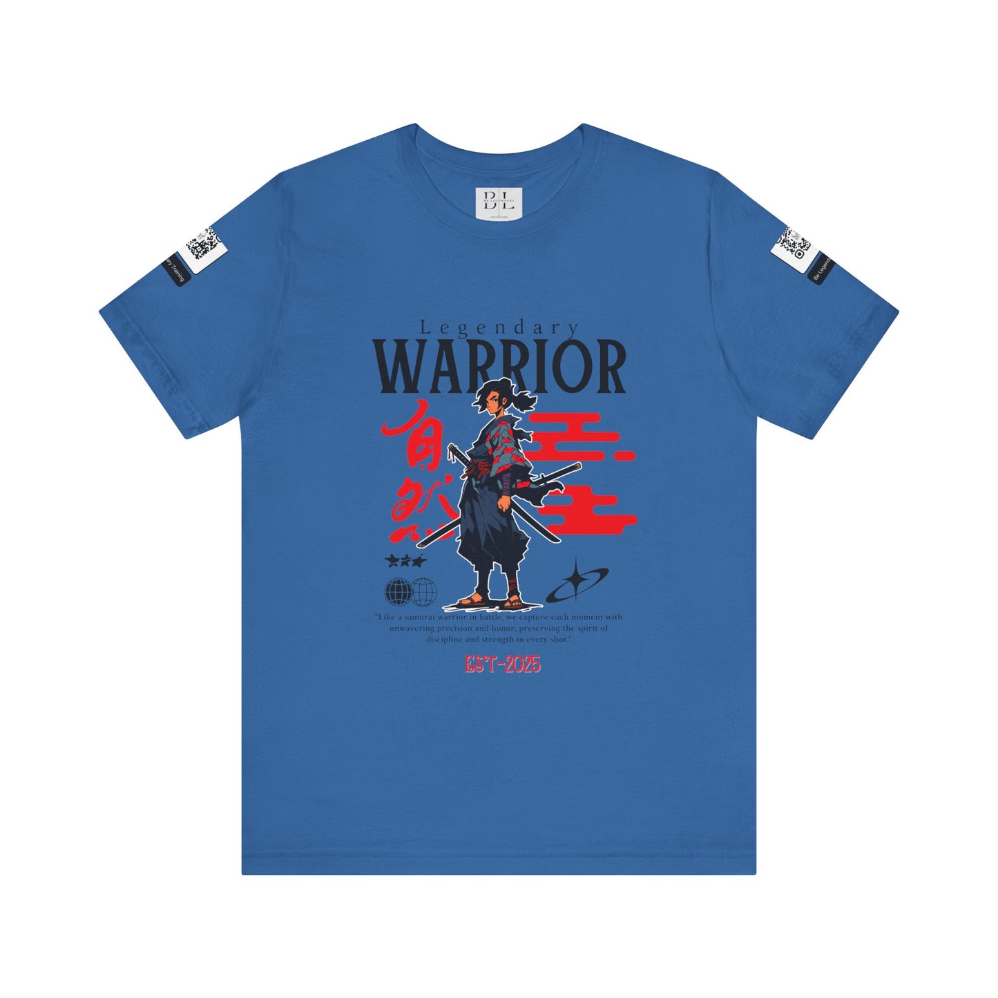 Samurai Warrior Unisex Tee - Bold Graphic T-Shirt for Anime Fans