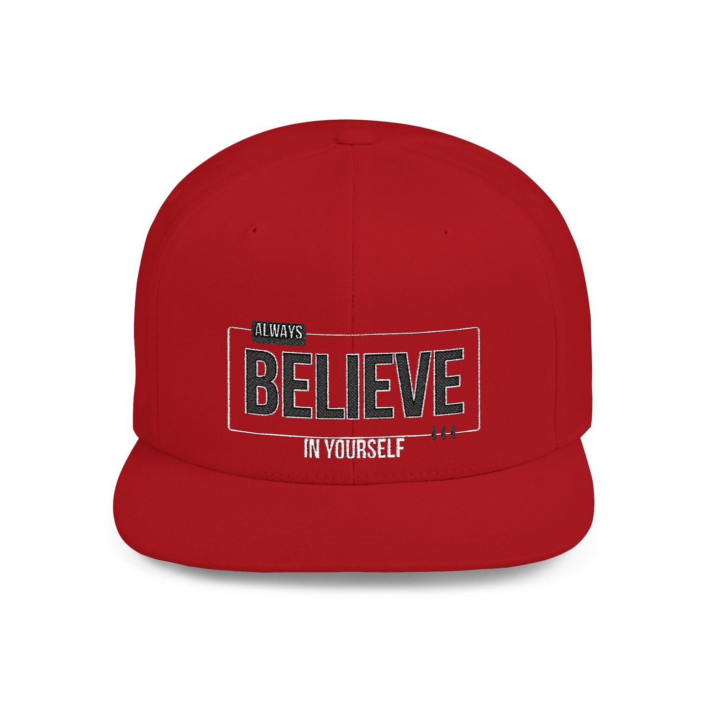 Be Legendary "The Devotional" Motivational Flat Bill Snapback Hat - Always Believe in Yourself