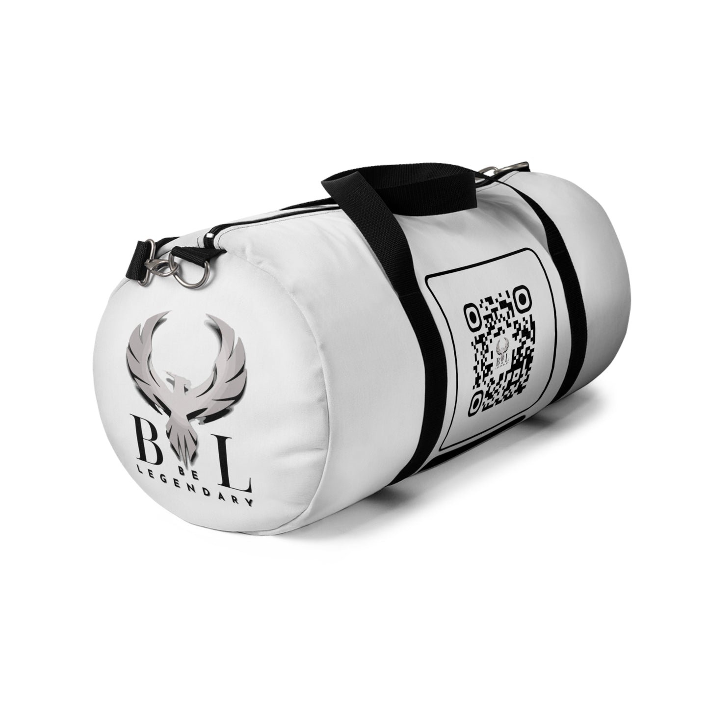 Be Legendary Training Duffel Bag - Stylish Gym & Travel Bag with QR Code