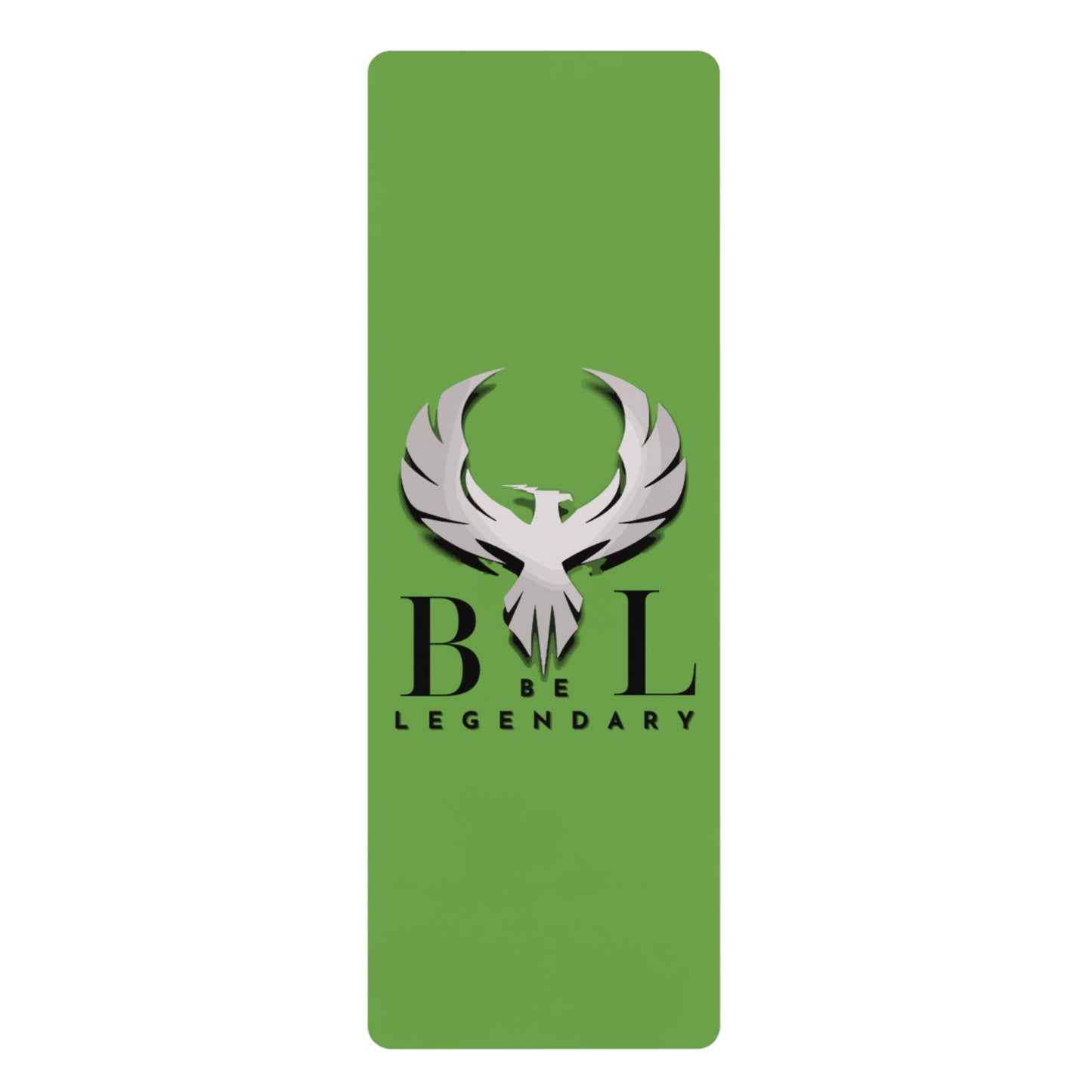Inspirational Rubber Yoga Mat - Be Legendary