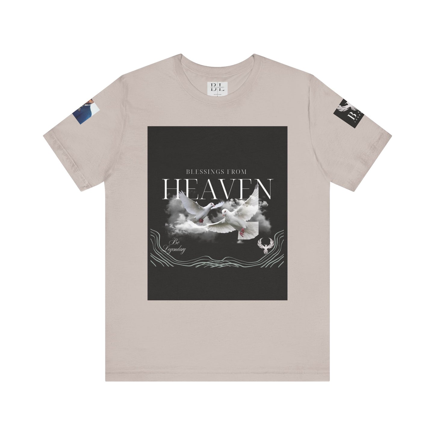 Be Legendary "When Doves Fly" Unisex Heavenly Doves Jersey Short Sleeve Tee