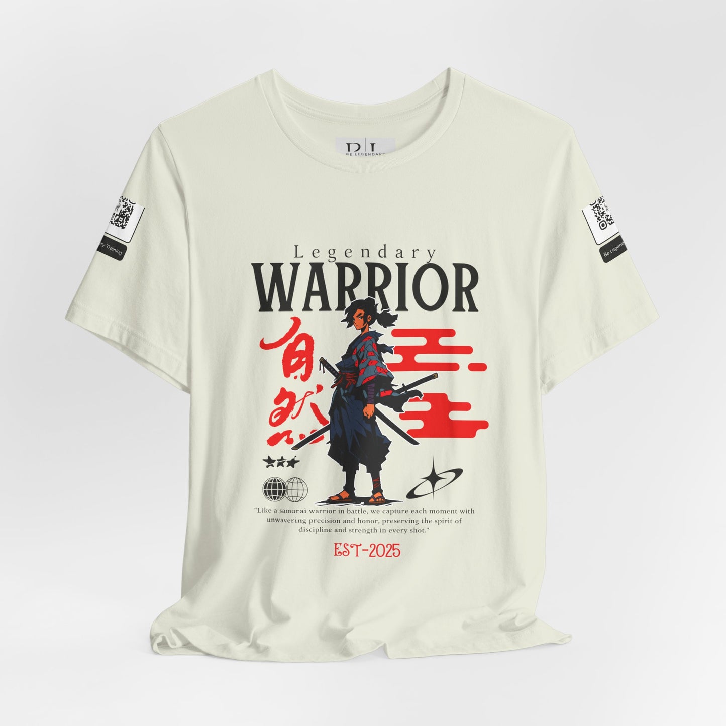 Samurai Warrior Unisex Tee - Bold Graphic T-Shirt for Anime Fans